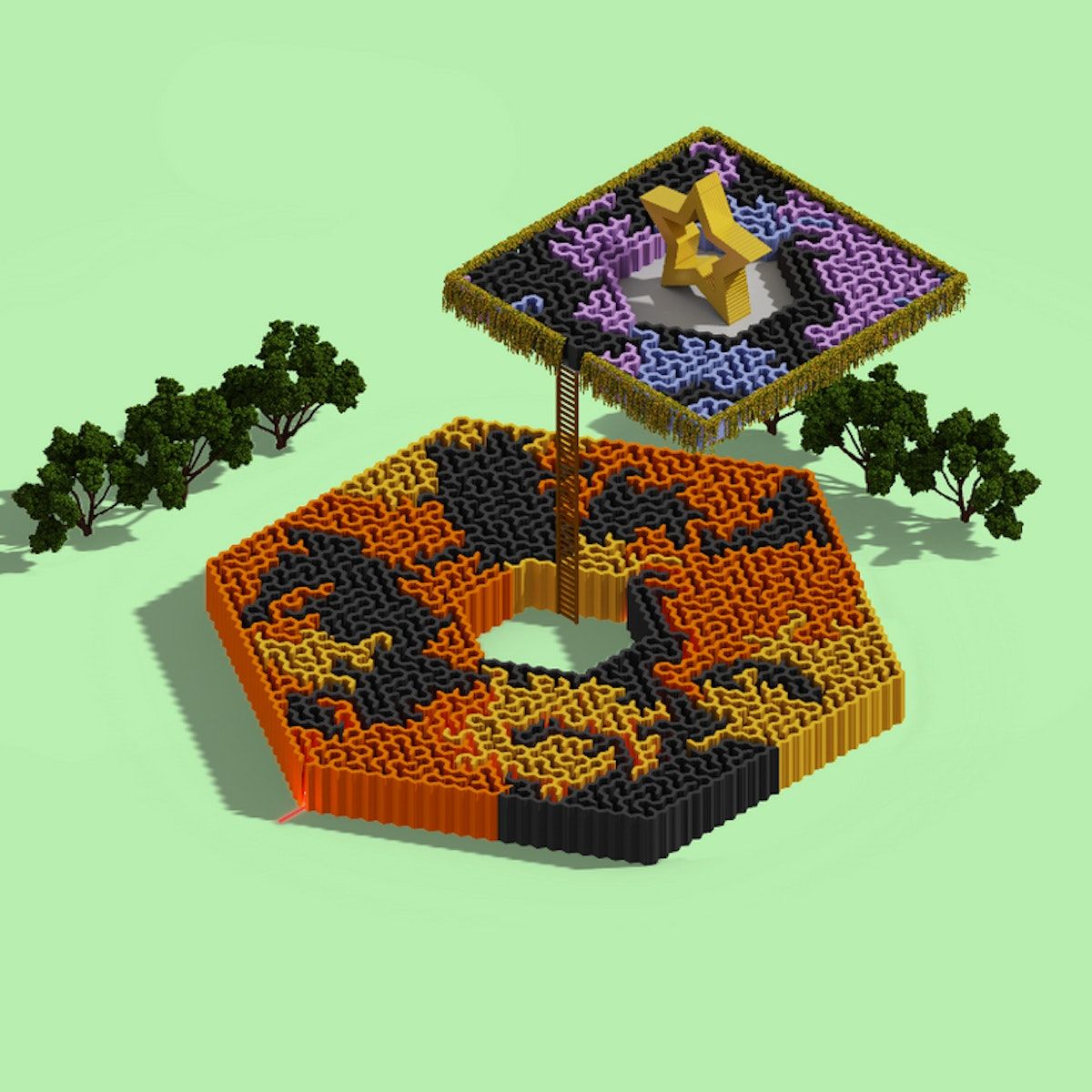 3D Maze #64