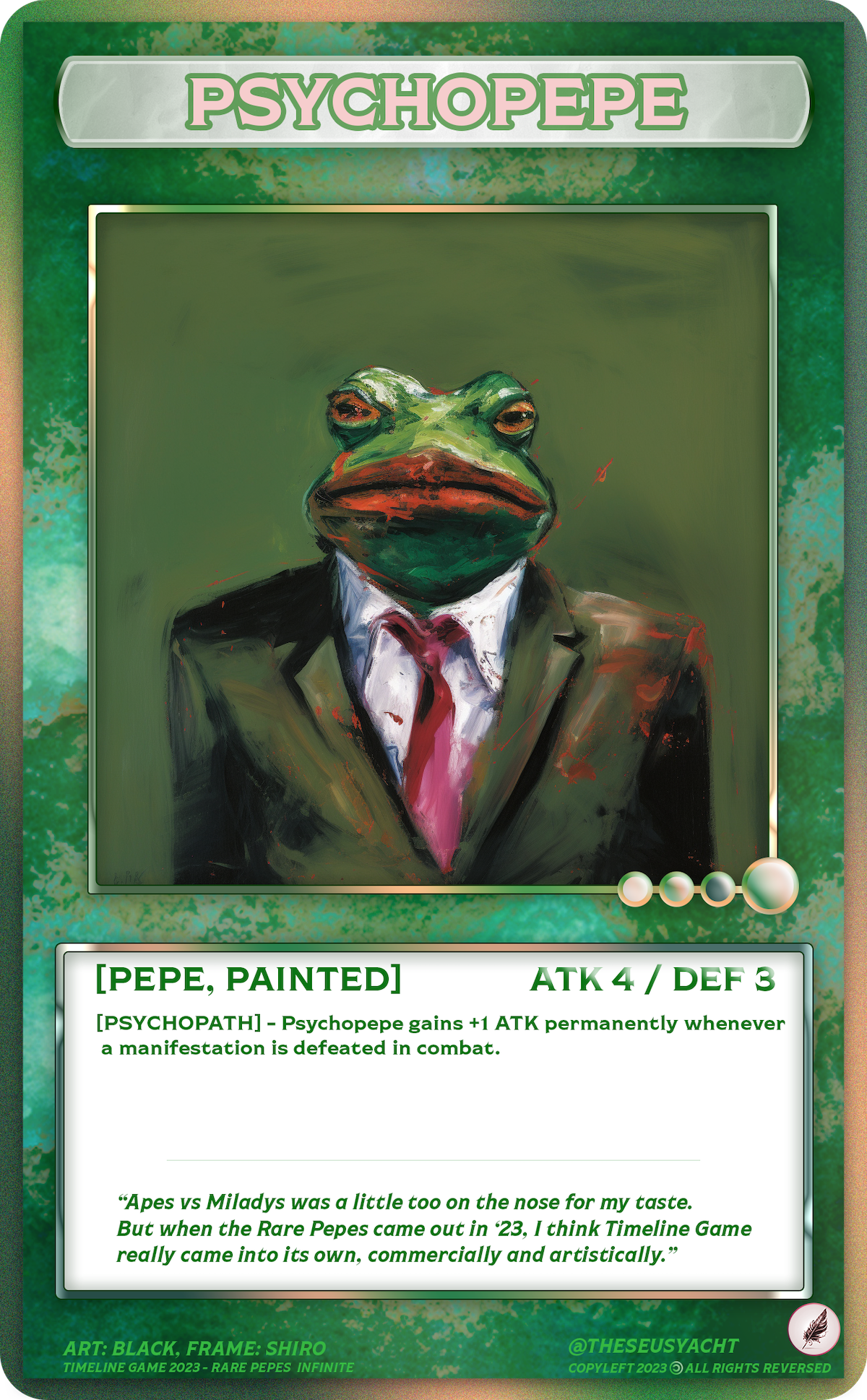 Timeline Game: Rare Pepes #115