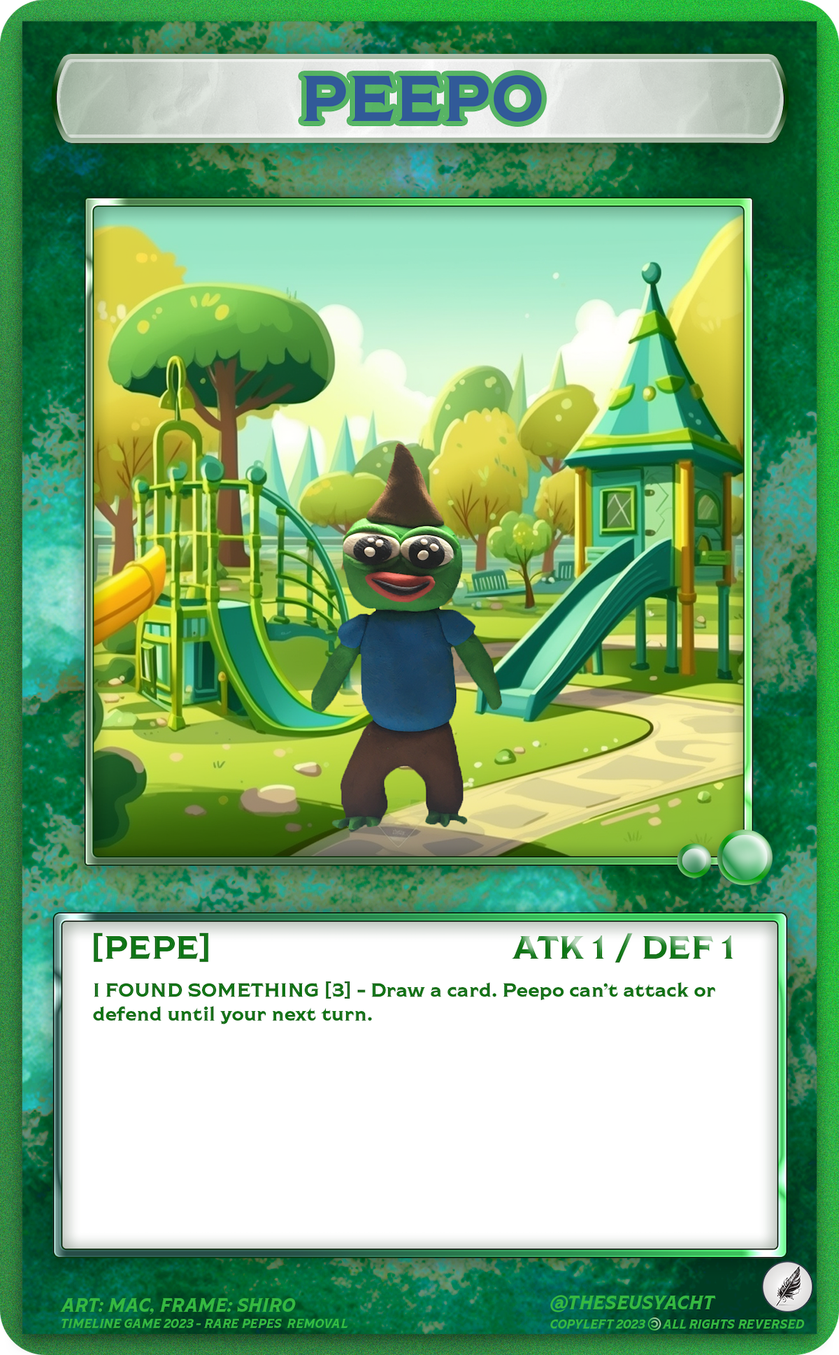 Timeline Game: Rare Pepes #185