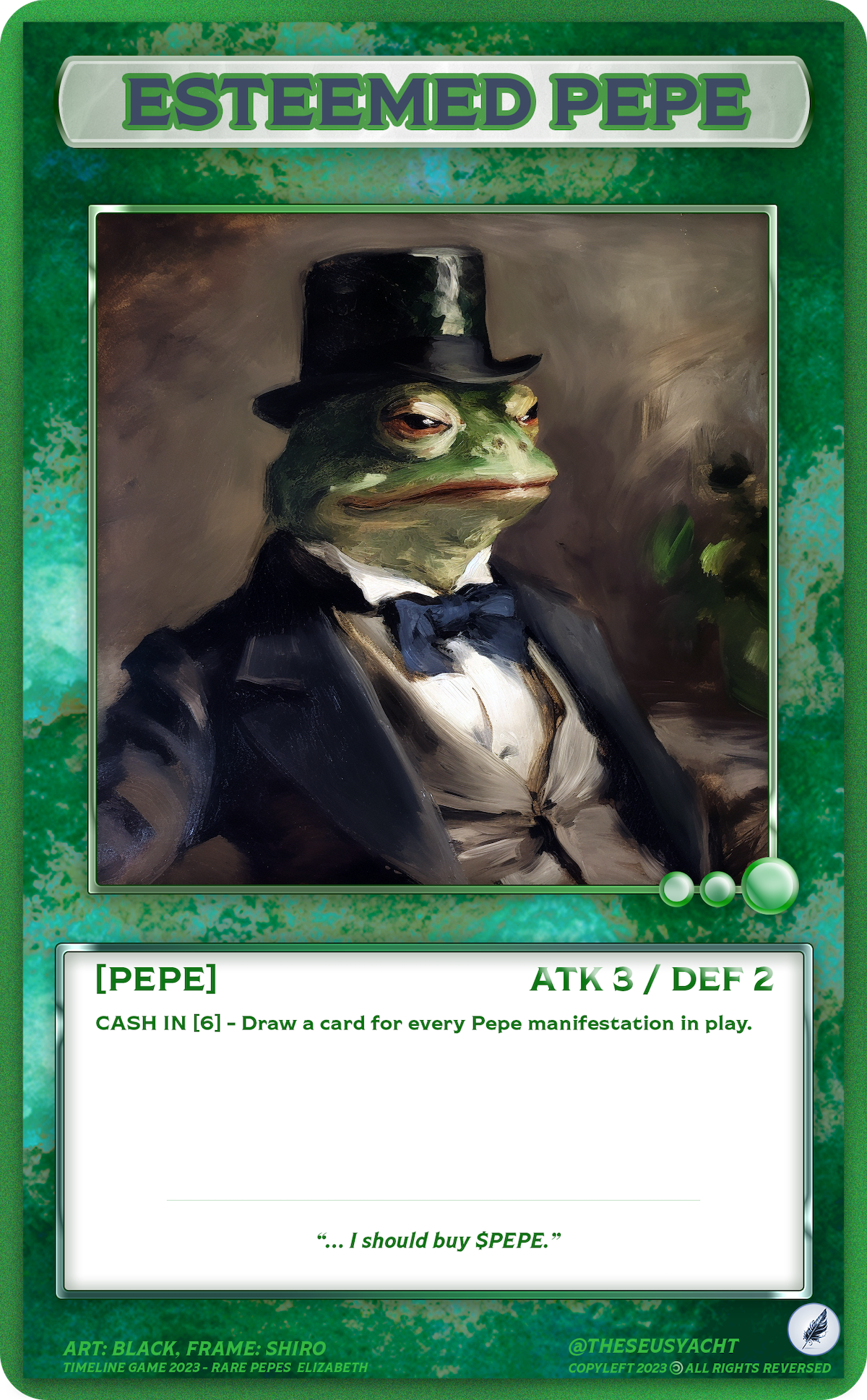 Timeline Game: Rare Pepes #19