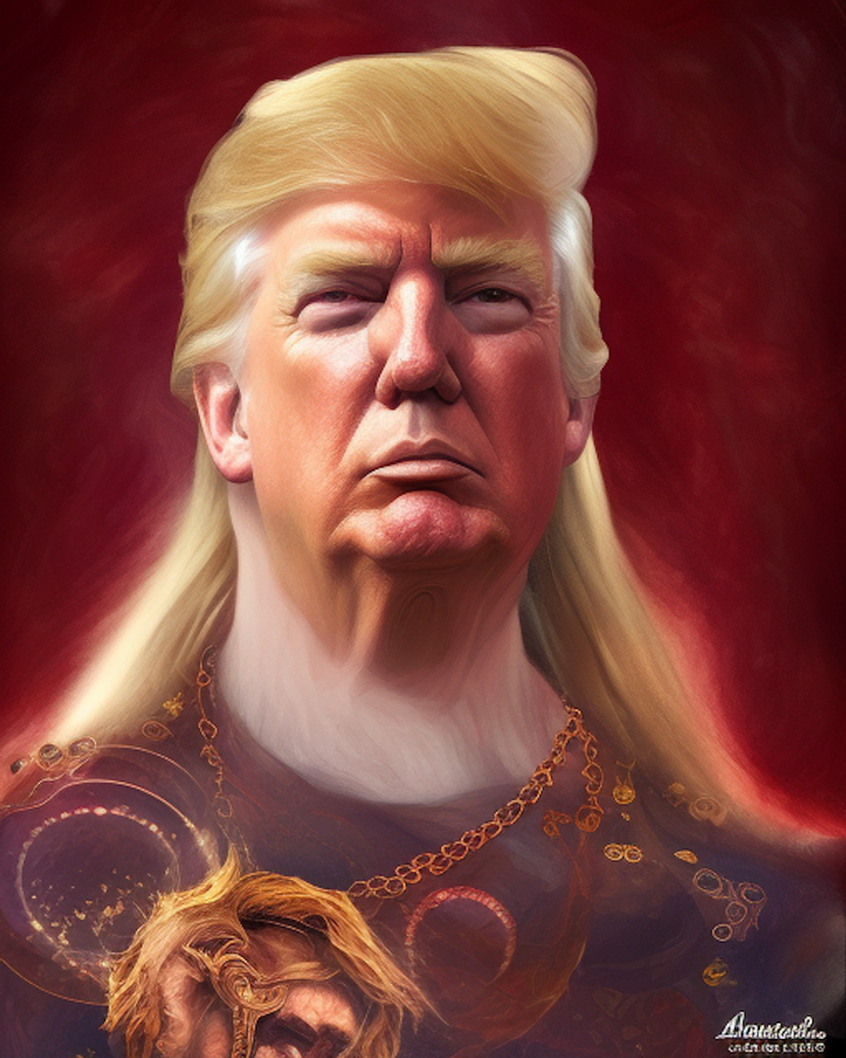 Trump Digital Trading Cards - (AI) #821