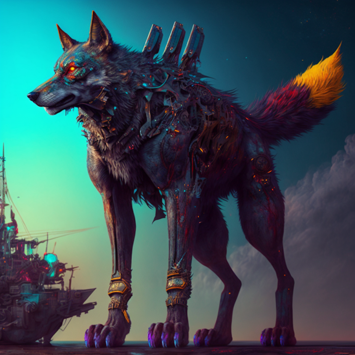 Mutant Wolf Collars #62