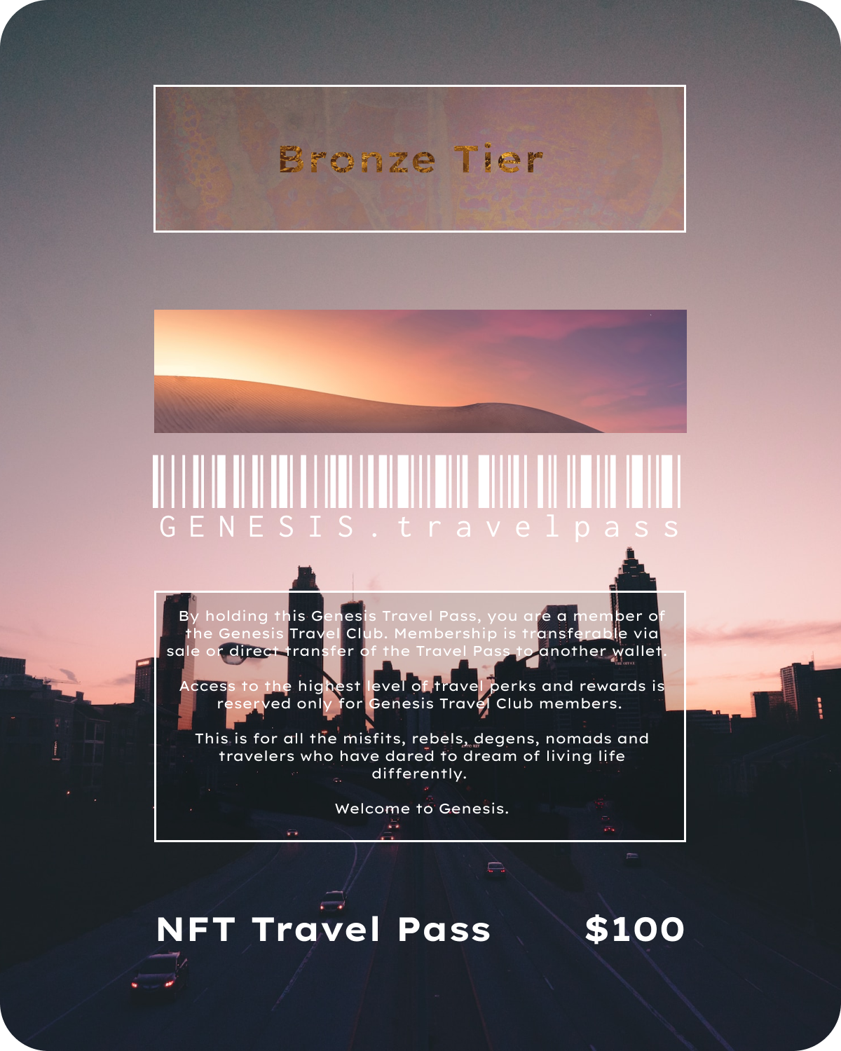 Genesis Travel Pass #34