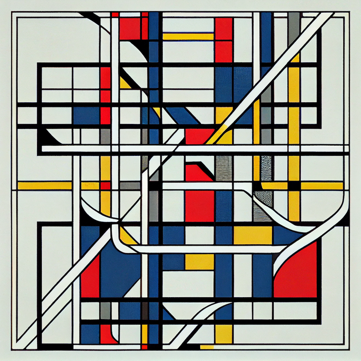 Mondrian's Labyrinth by Lilia #158