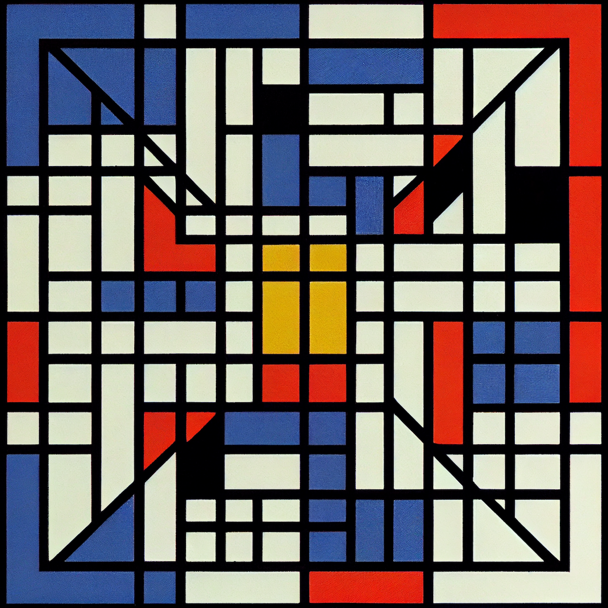 Mondrian's Labyrinth by Lilia #184