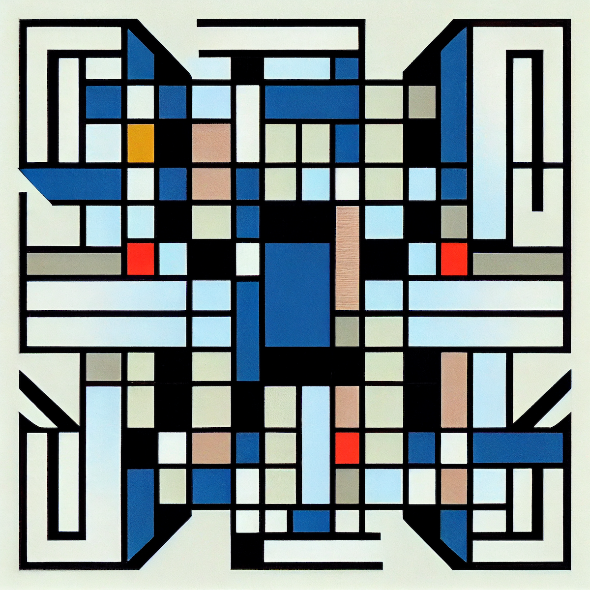 Mondrian's Labyrinth by Lilia #185