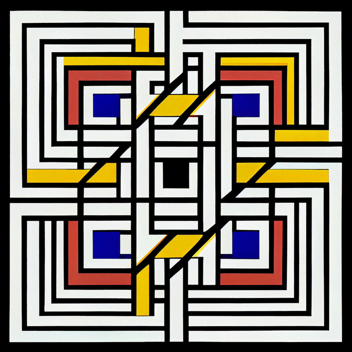 Mondrian's Labyrinth by Lilia #24