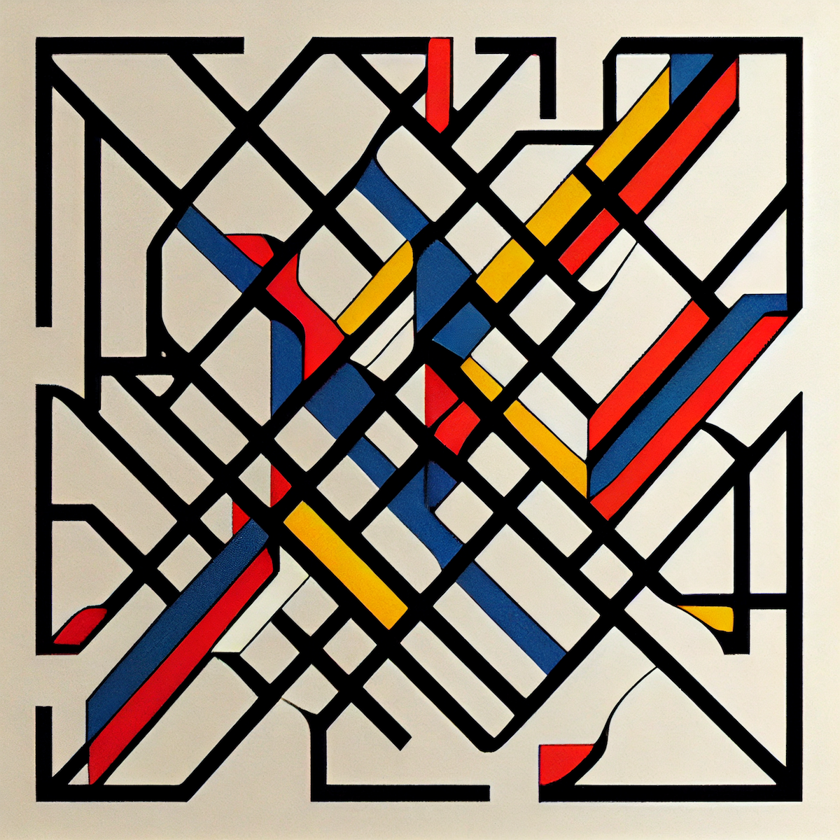 Mondrian's Labyrinth by Lilia #240