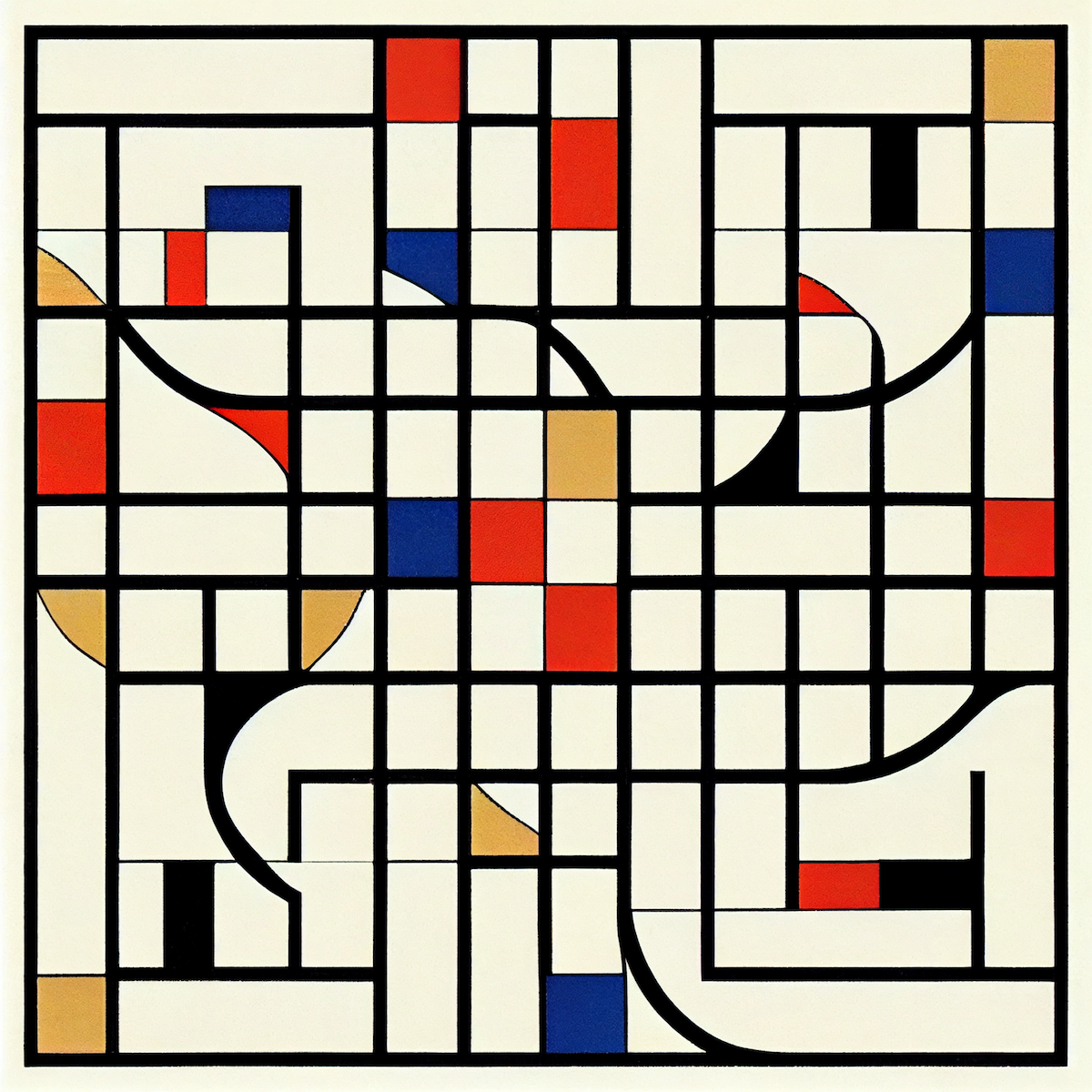 Mondrian's Labyrinth by Lilia #349