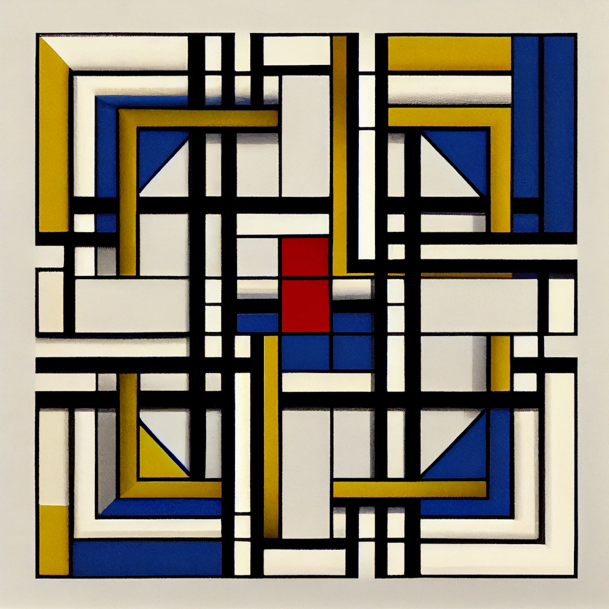 Mondrian's Labyrinth by Lilia #396