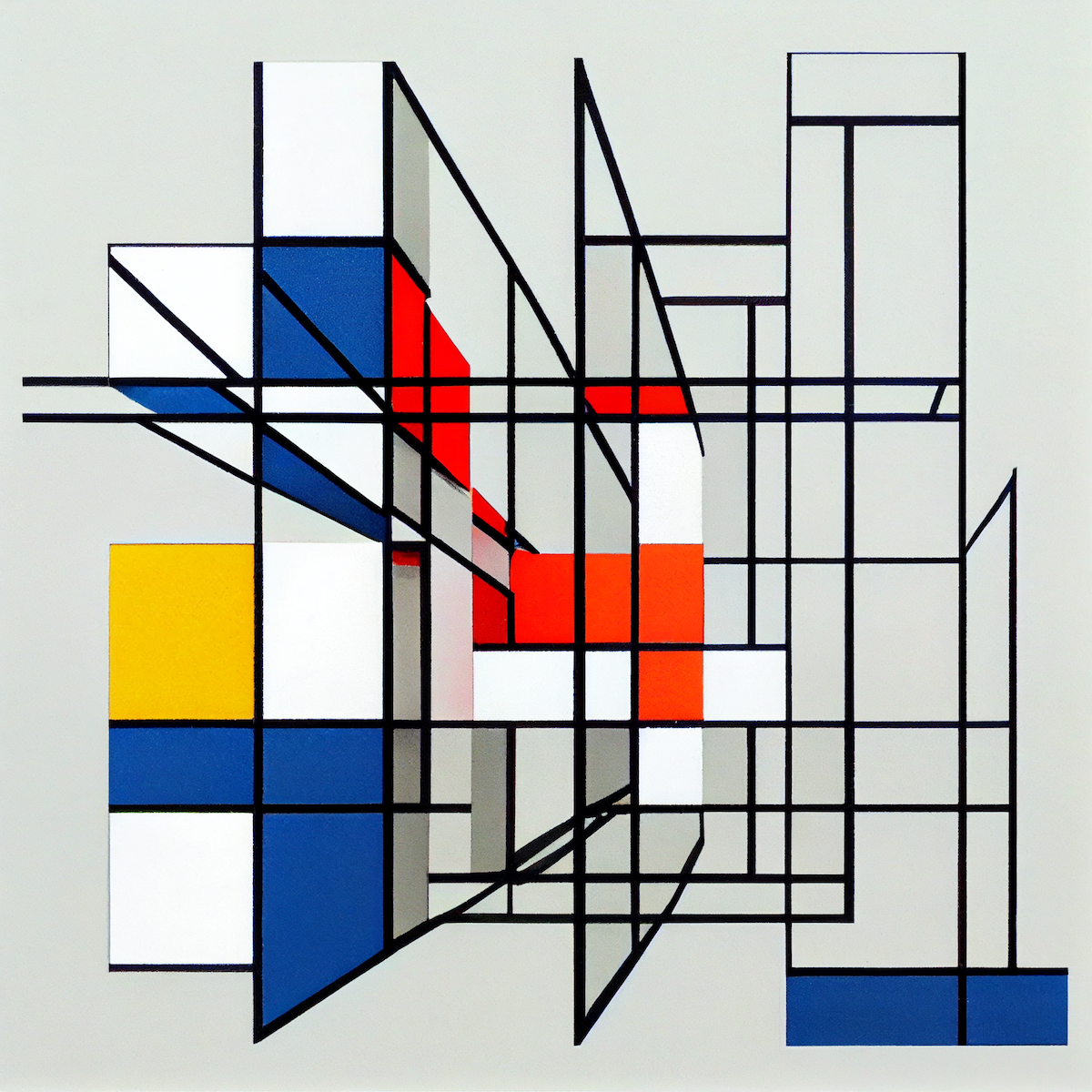 Mondrian's Labyrinth by Lilia #473