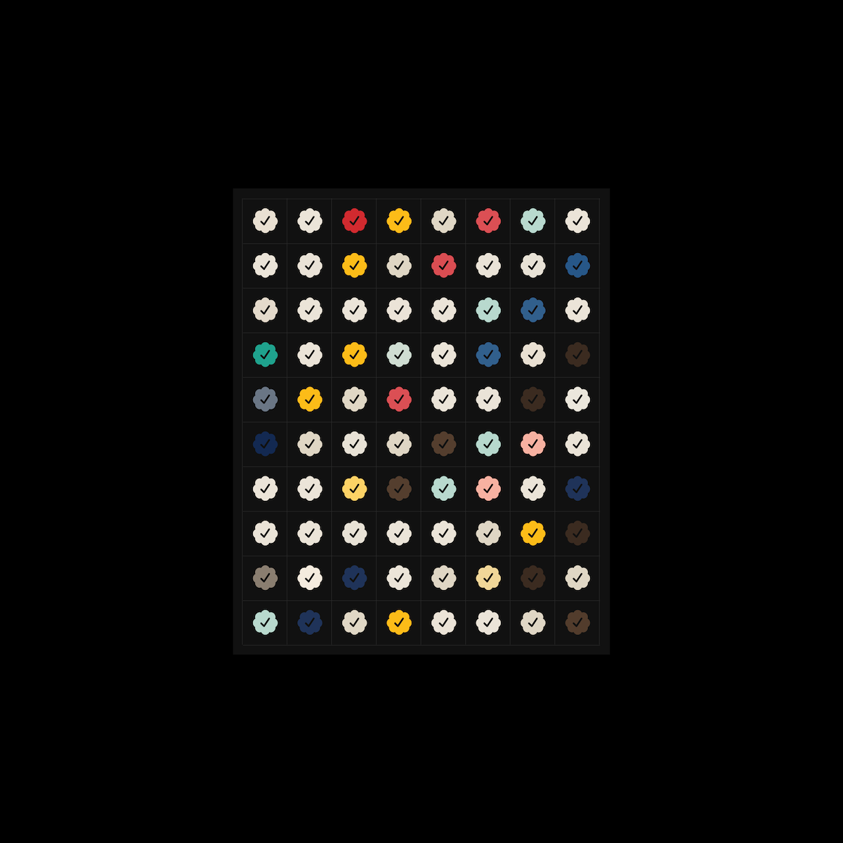 Checks - Fidenza Edition #134