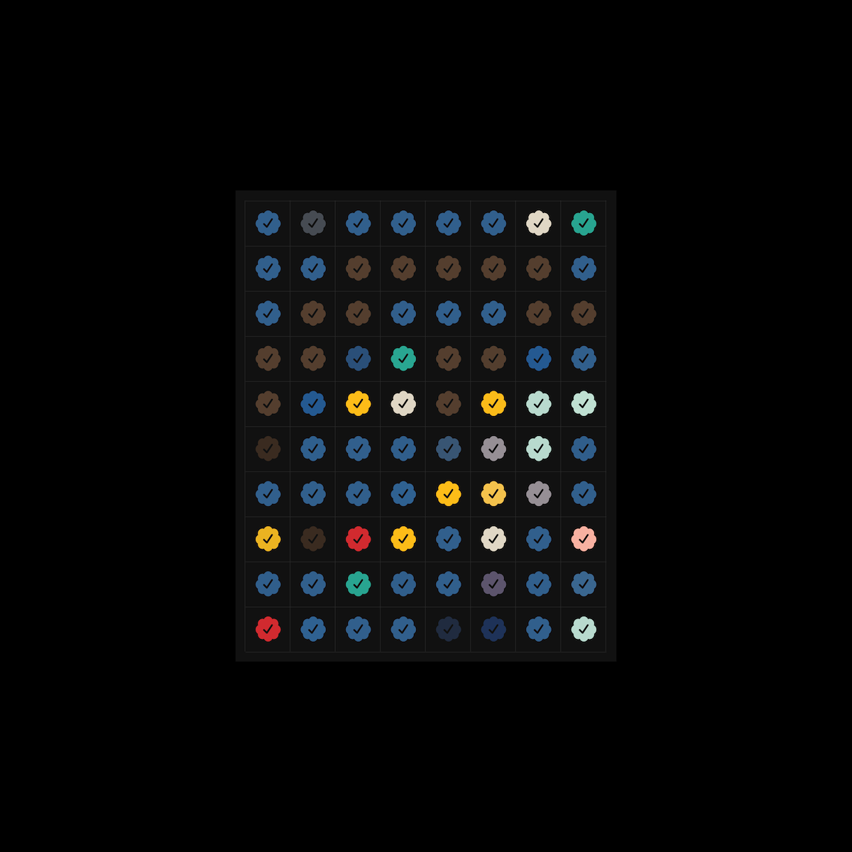 Checks - Fidenza Edition #169