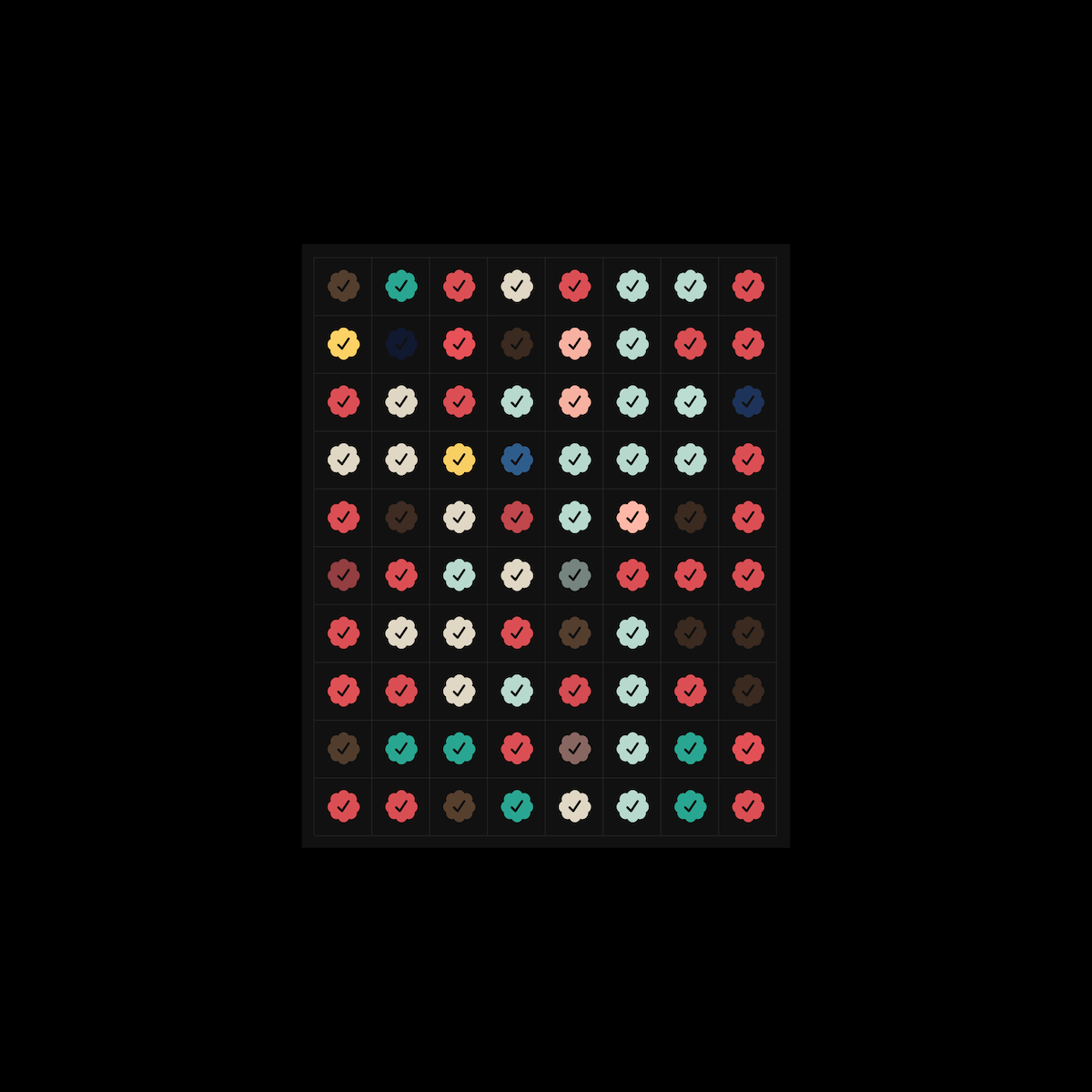 Checks - Fidenza Edition #171