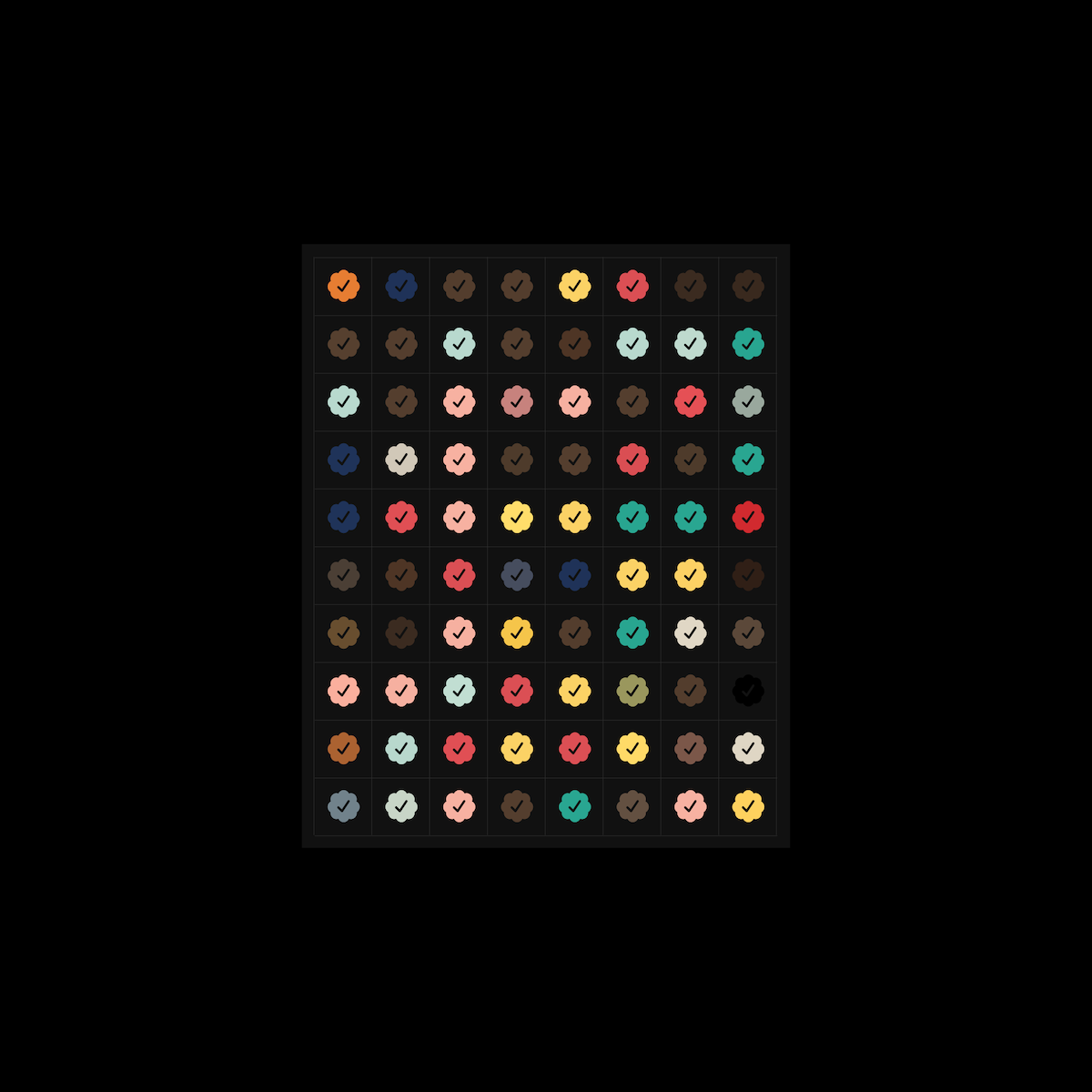 Checks - Fidenza Edition #184