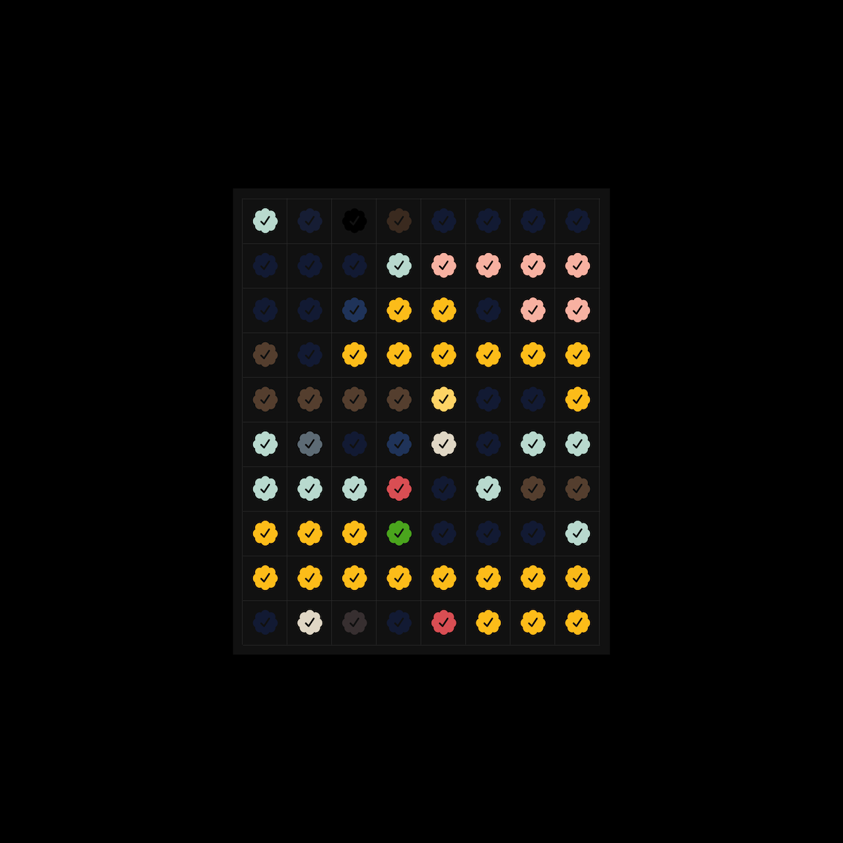 Checks - Fidenza Edition #186