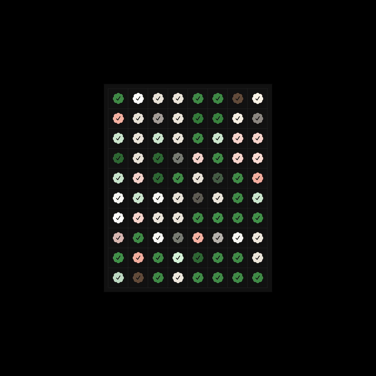 Checks - Fidenza Edition #201