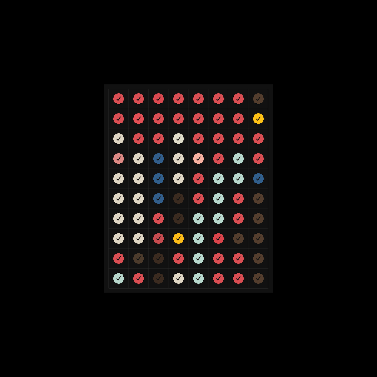 Checks - Fidenza Edition #203