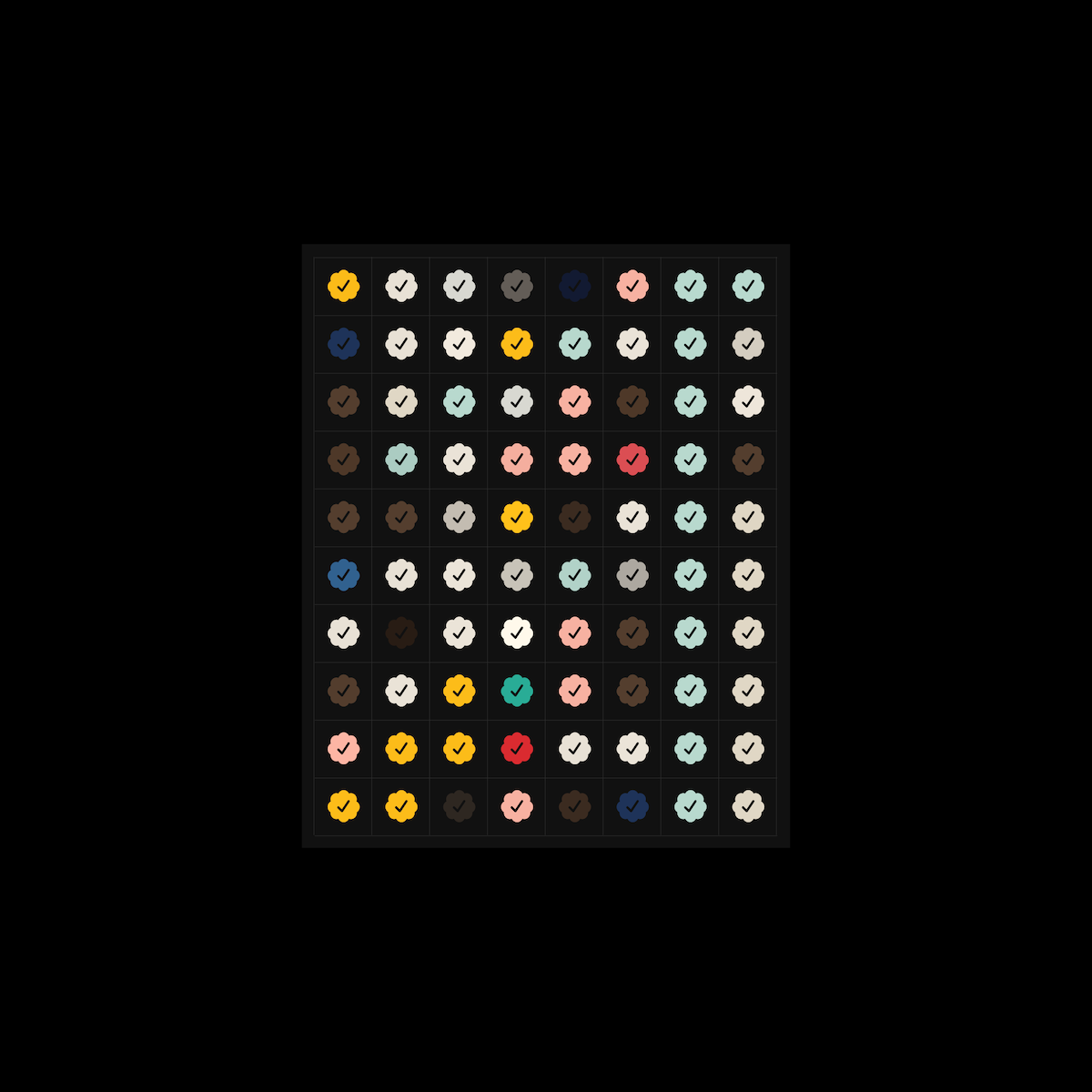 Checks - Fidenza Edition #206