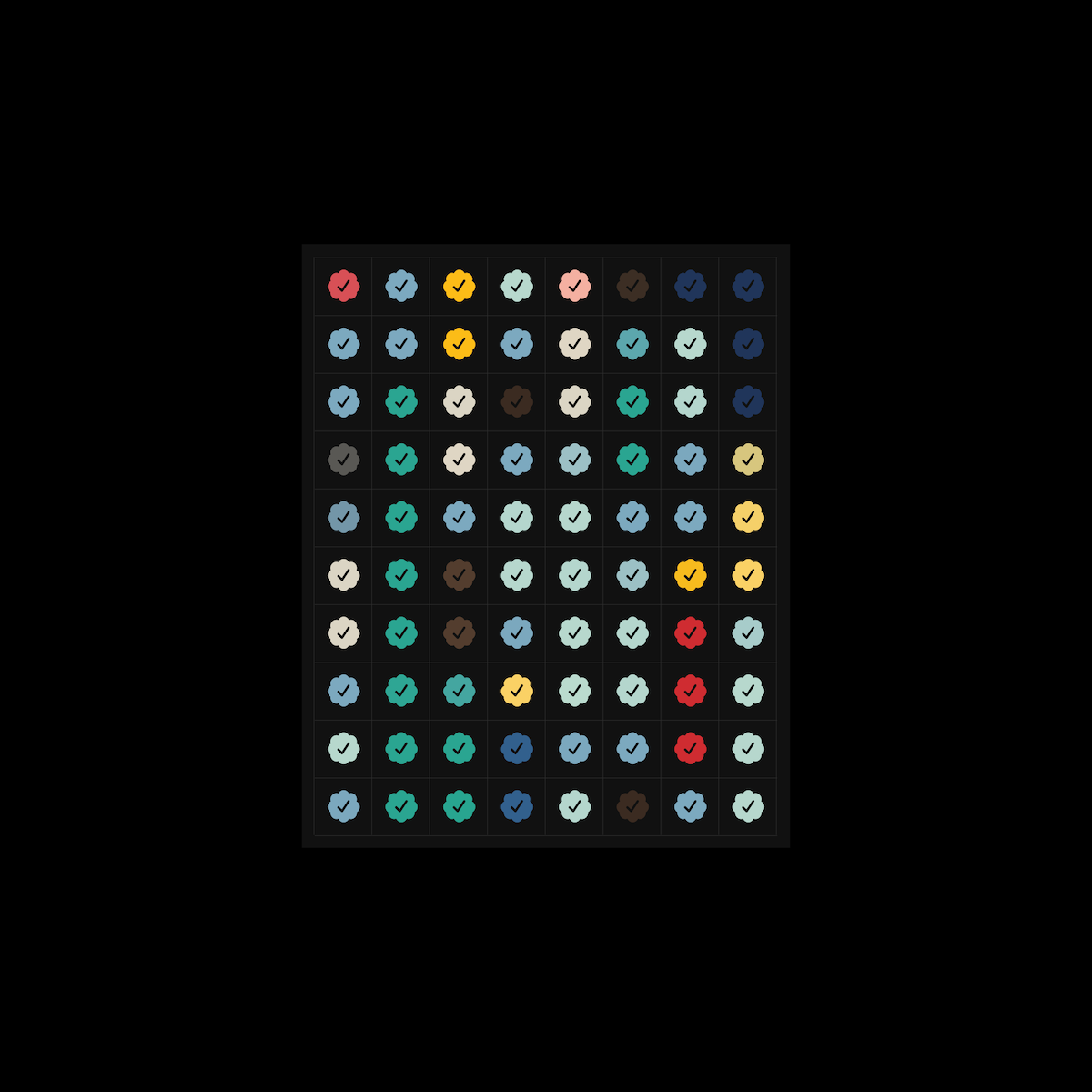 Checks - Fidenza Edition #211