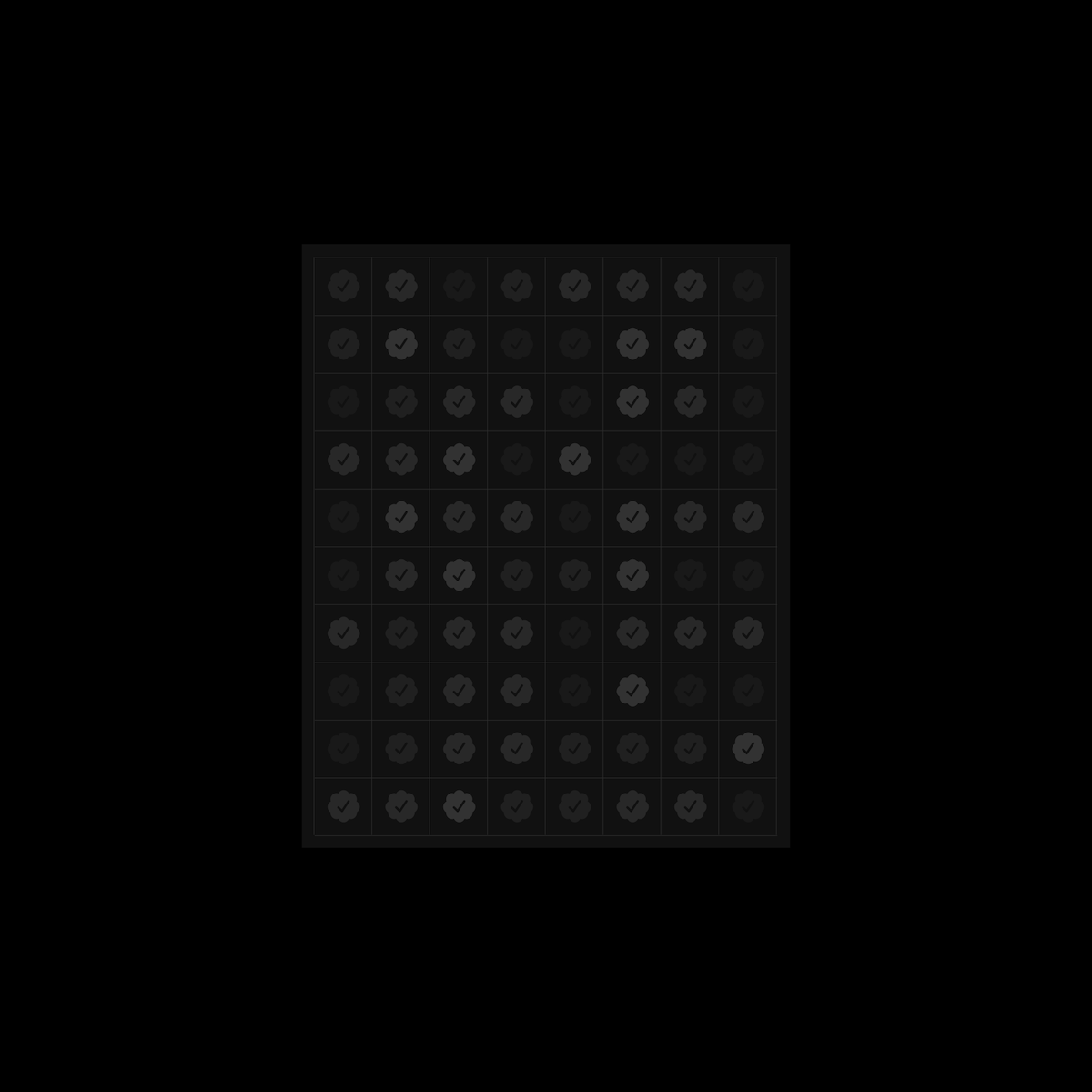 Checks - Fidenza Edition #213