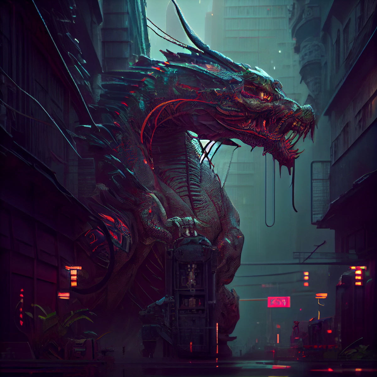 Cyber ​​Dragon by Moro #118