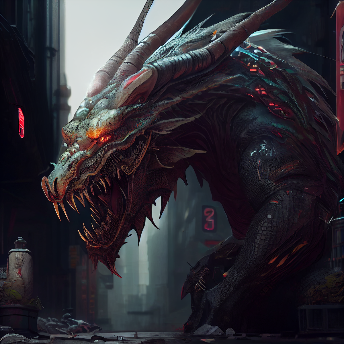 Cyber ​​Dragon by Moro #177