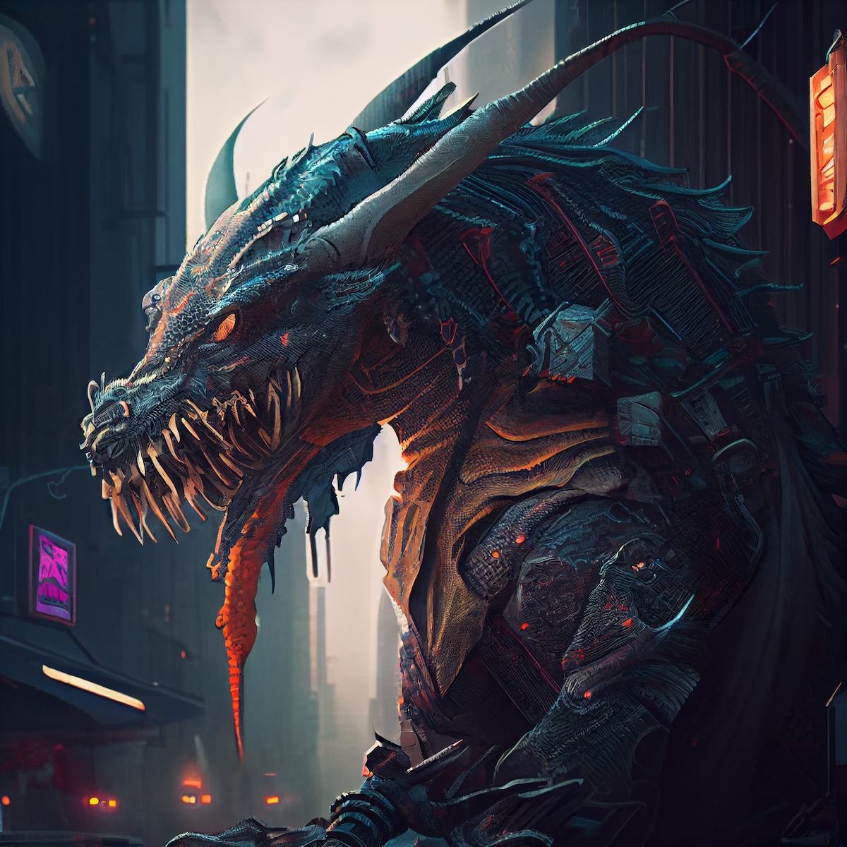 Cyber ​​Dragon by Moro #217