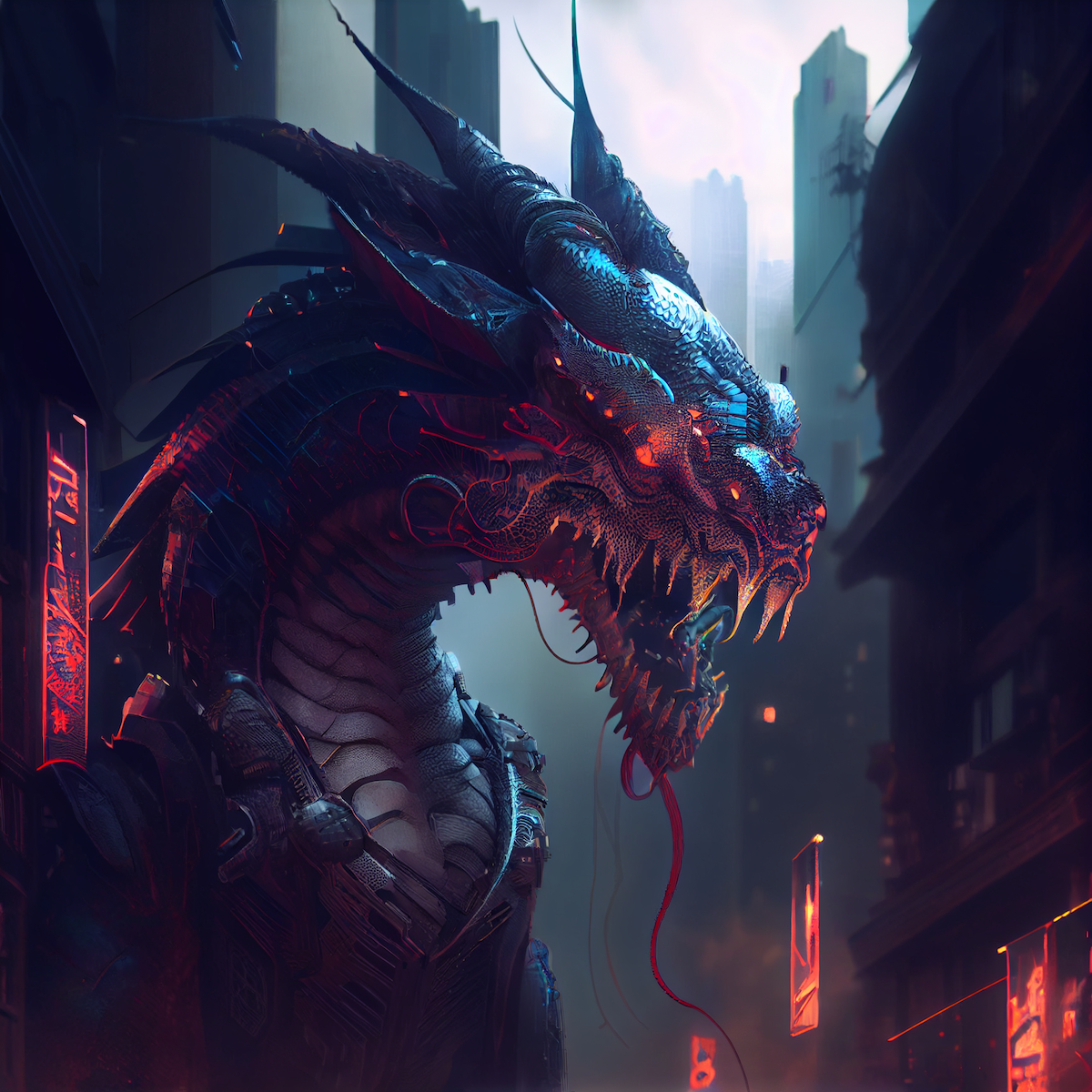 Cyber ​​Dragon by Moro #180