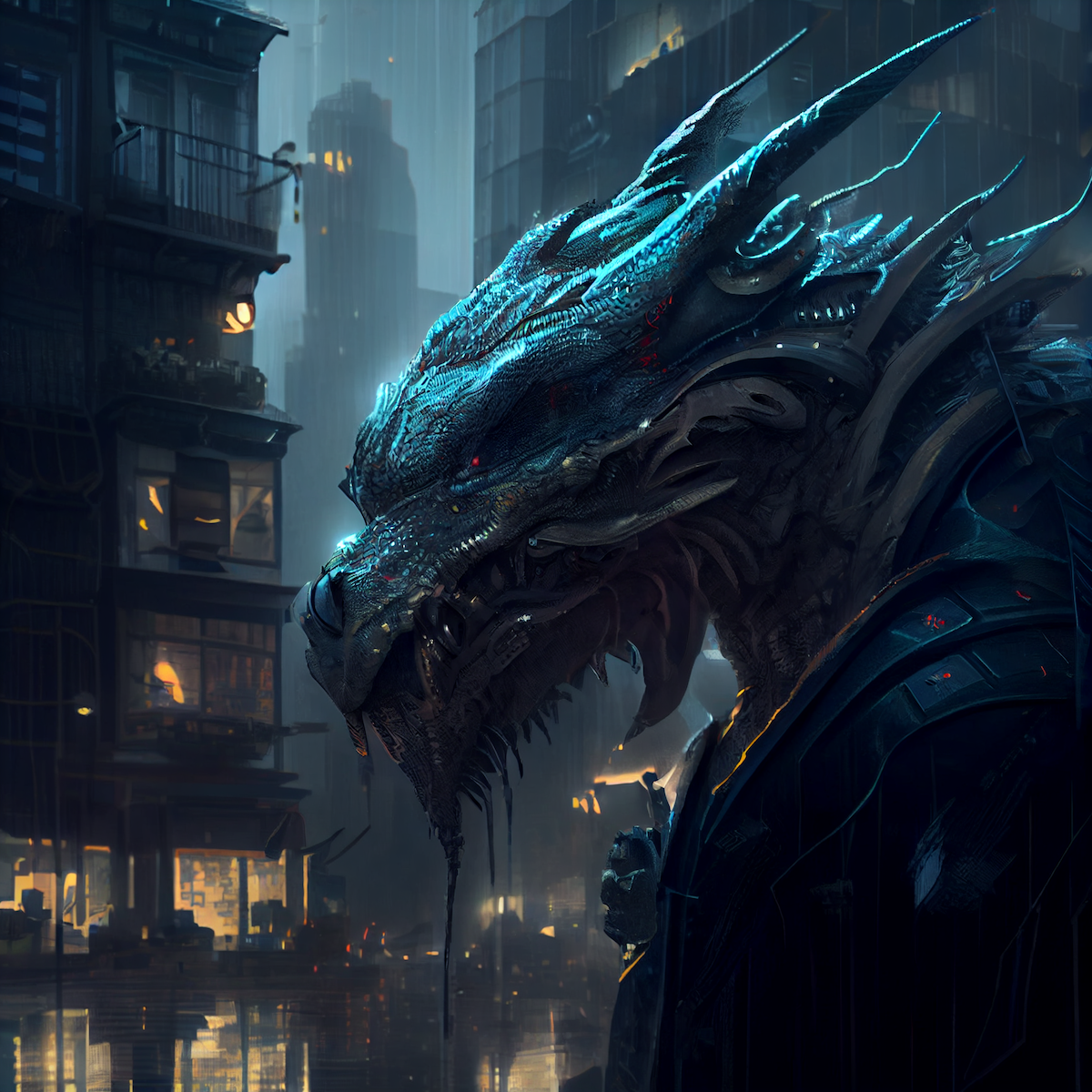 Cyber ​​Dragon by Moro #159