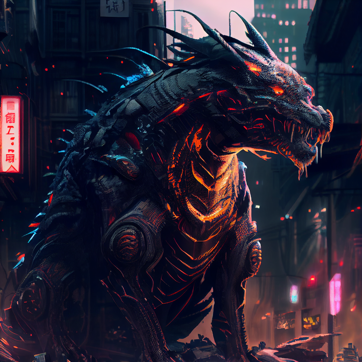 Cyber ​​Dragon by Moro #95