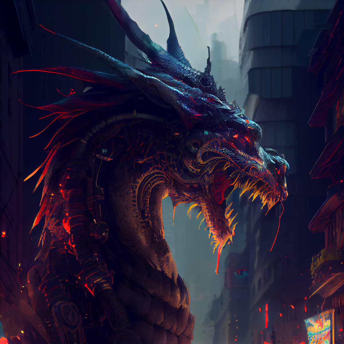 Cyber ​​Dragon by Moro #89