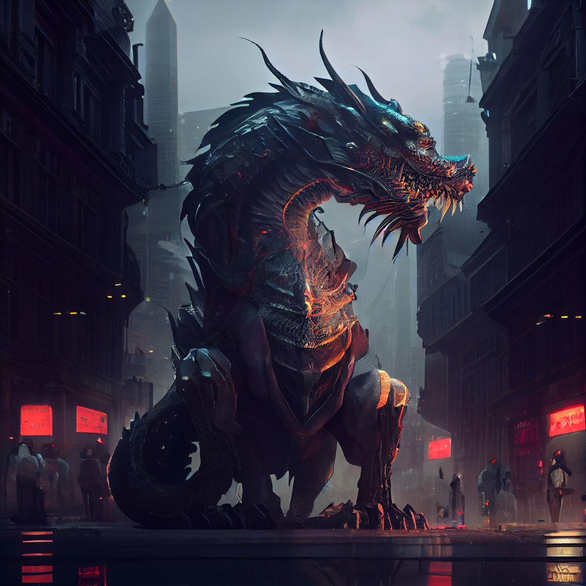 Cyber ​​Dragon by Moro #166