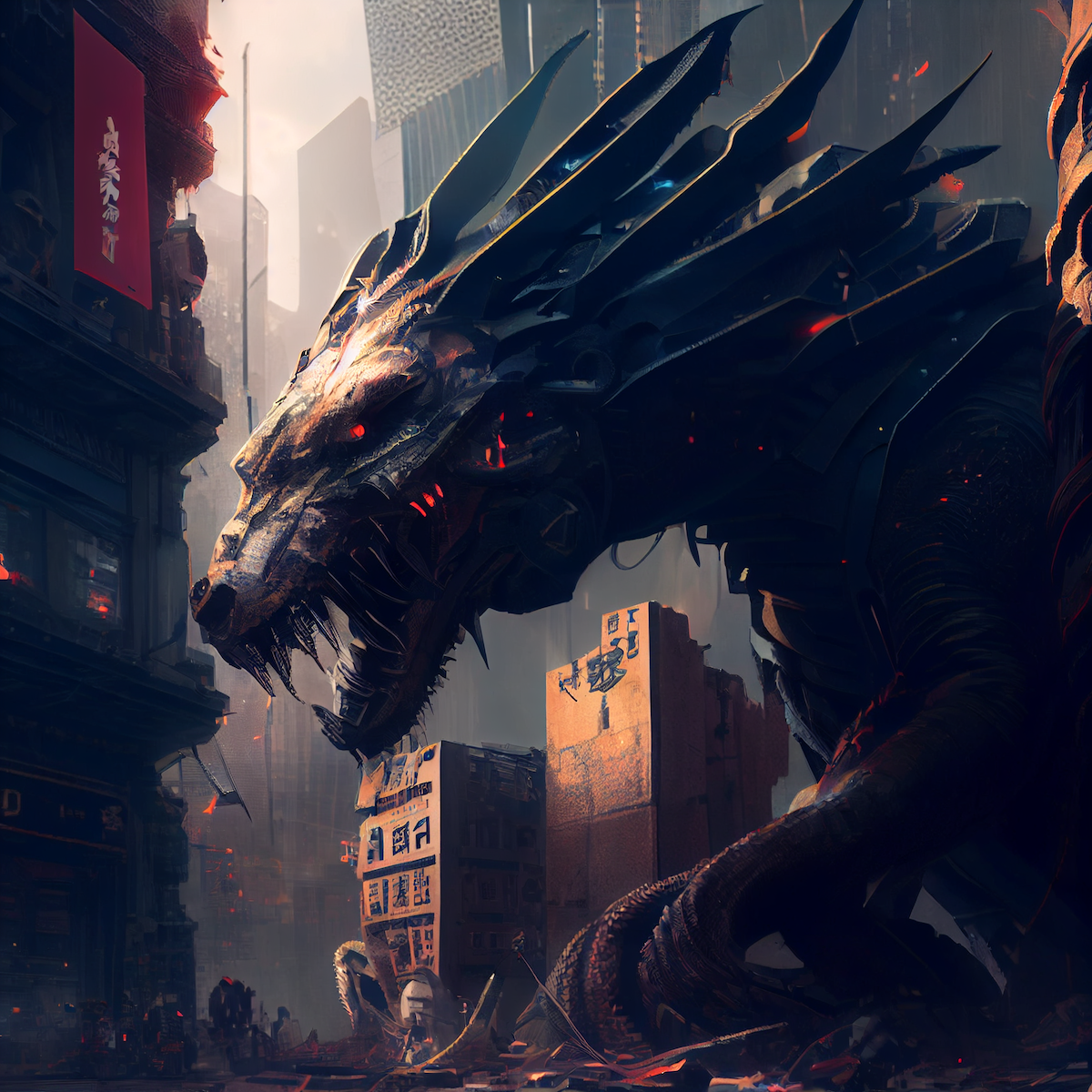 Cyber ​​Dragon by Moro #190