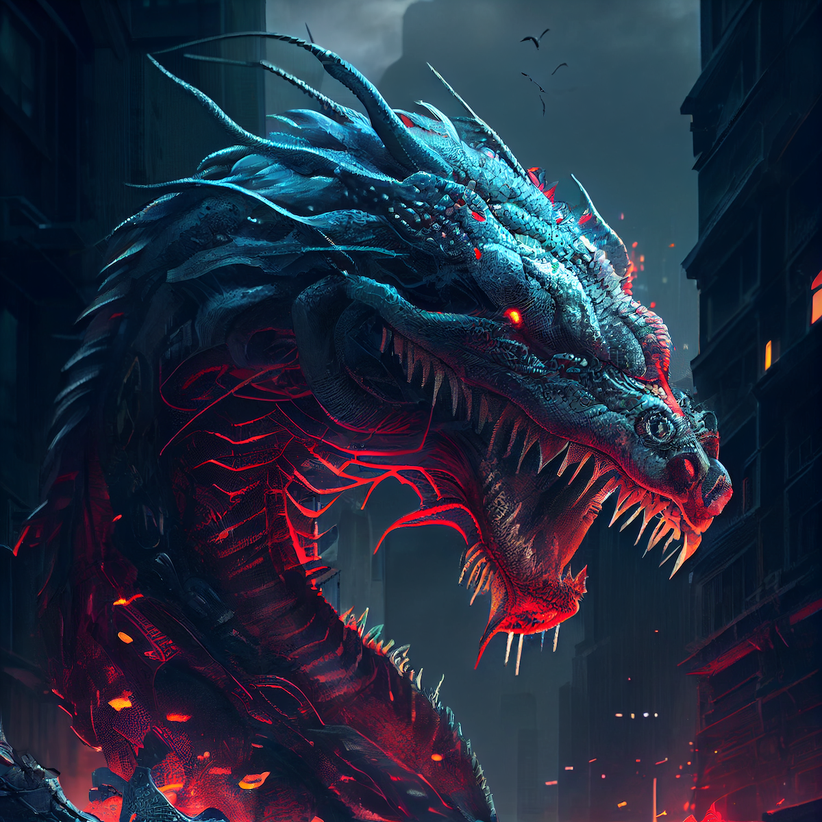 Cyber ​​Dragon by Moro #77