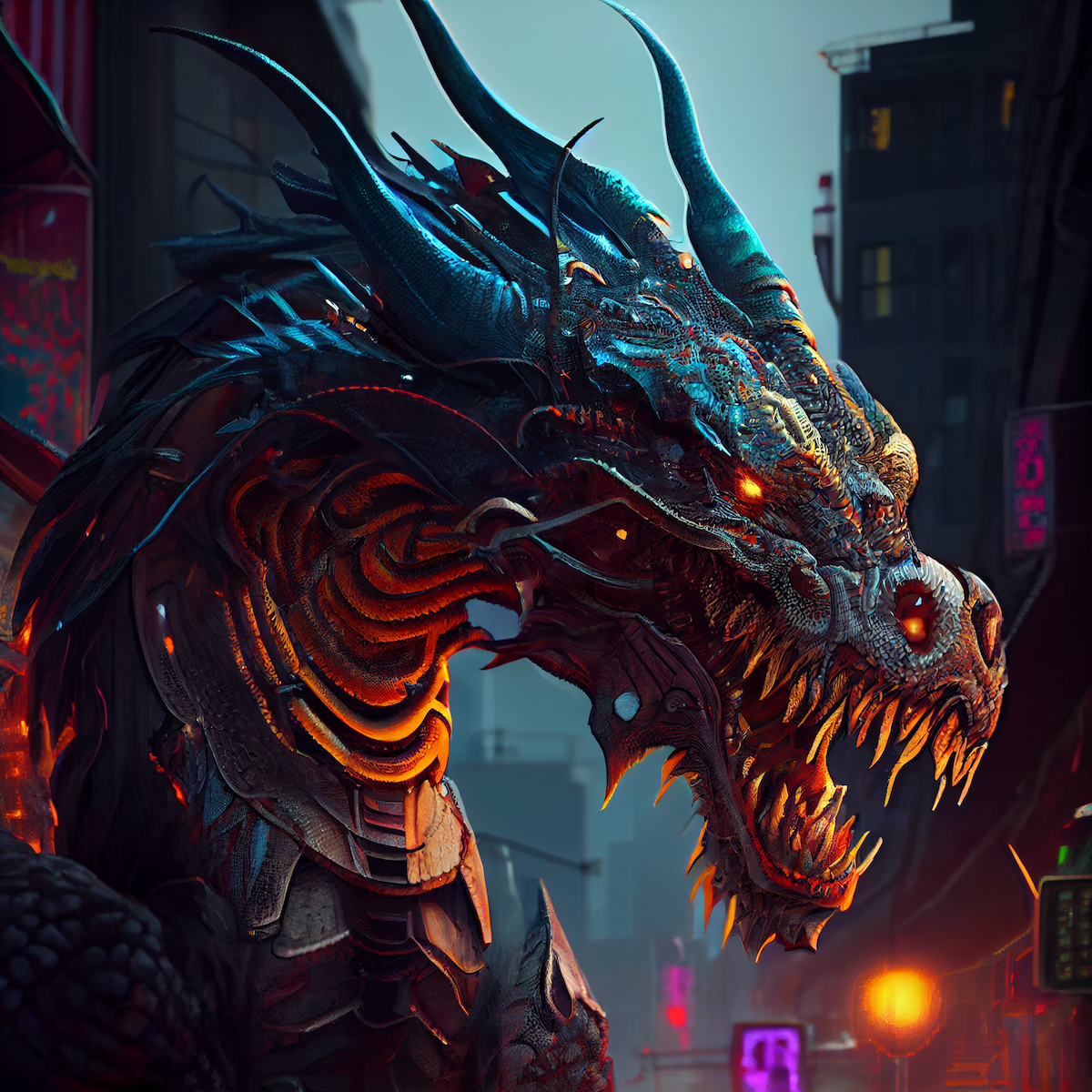 Cyber ​​Dragon by Moro #192