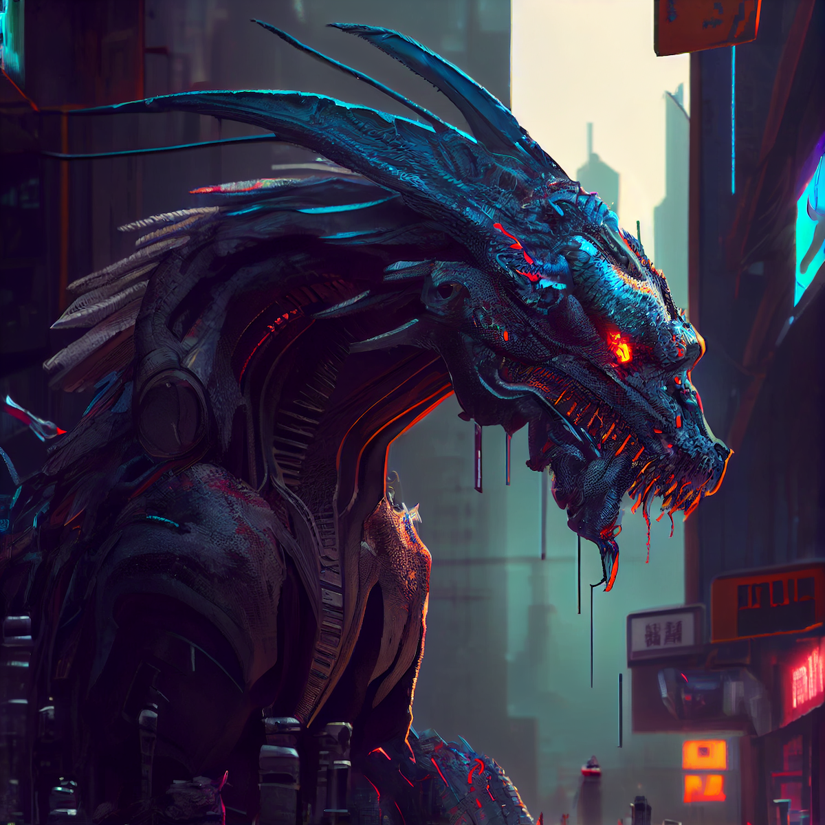 Cyber ​​Dragon by Moro #147