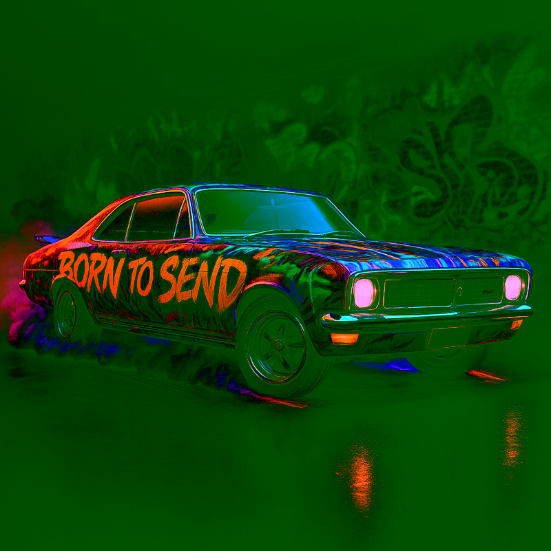 Holden Monaro Neon Drift