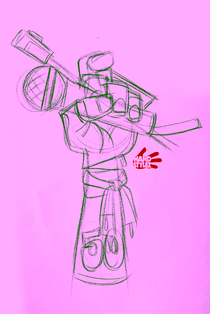 Hip Hop 50th Handstylez Sketch 
