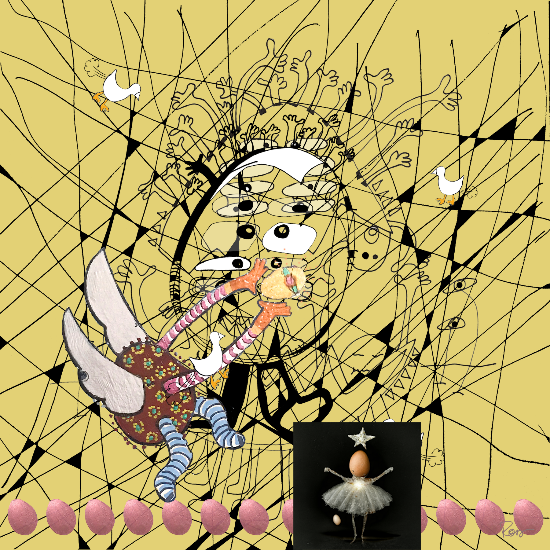 #187 : L'EGGacy 2 by Karrie Ross 