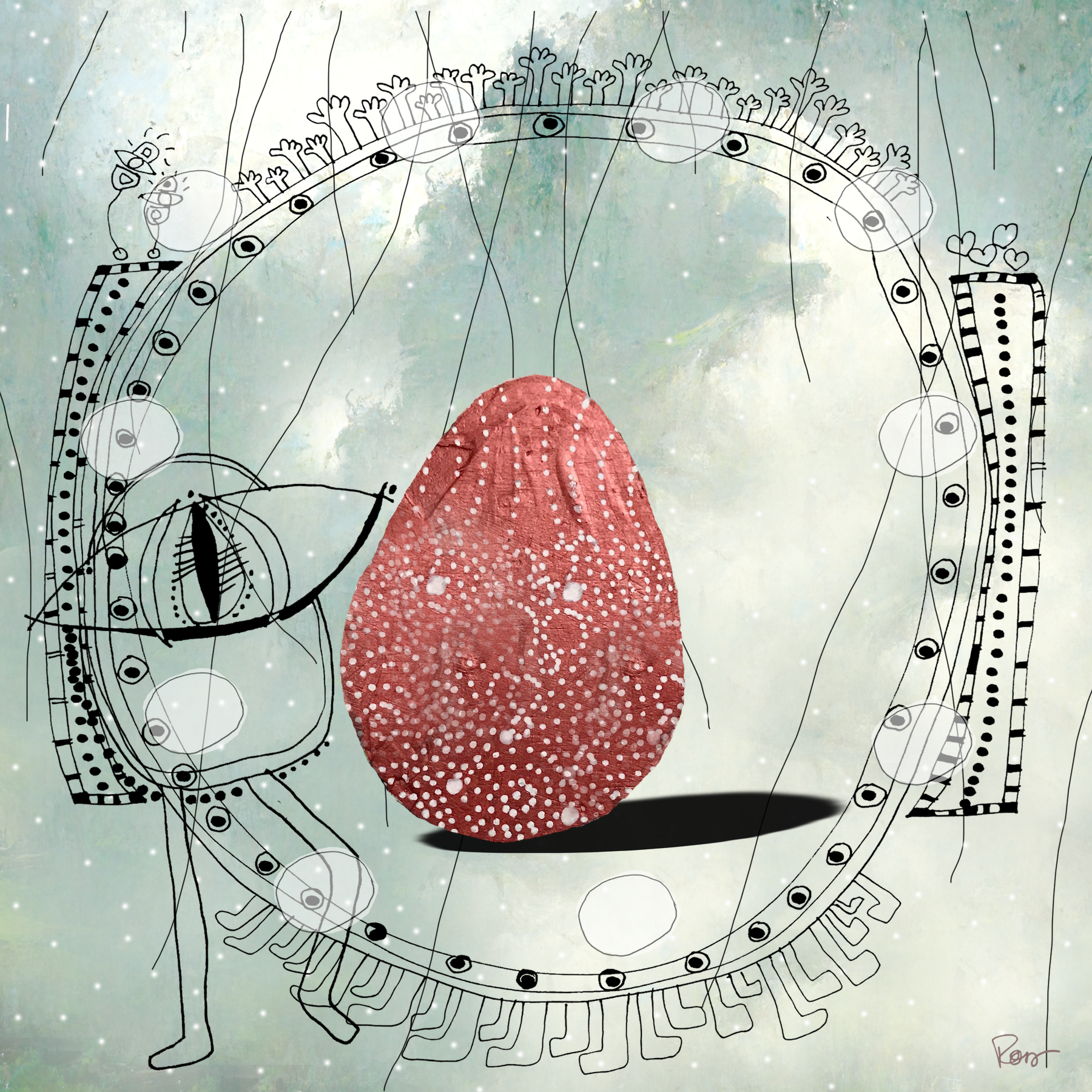 #228 : L'EGGacy 2 by Karrie Ross 