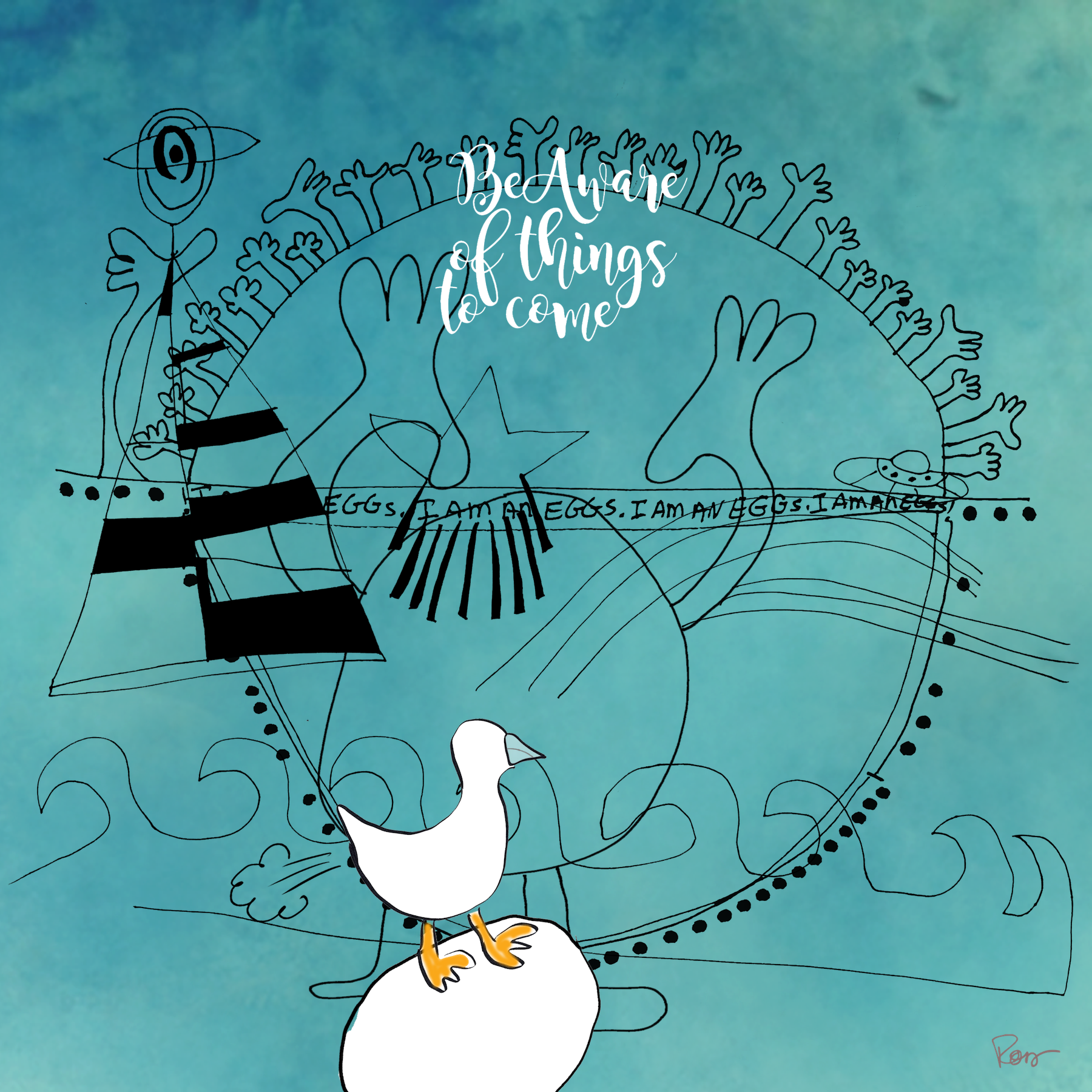 #231 : L'EGGacy 2 by Karrie Ross 