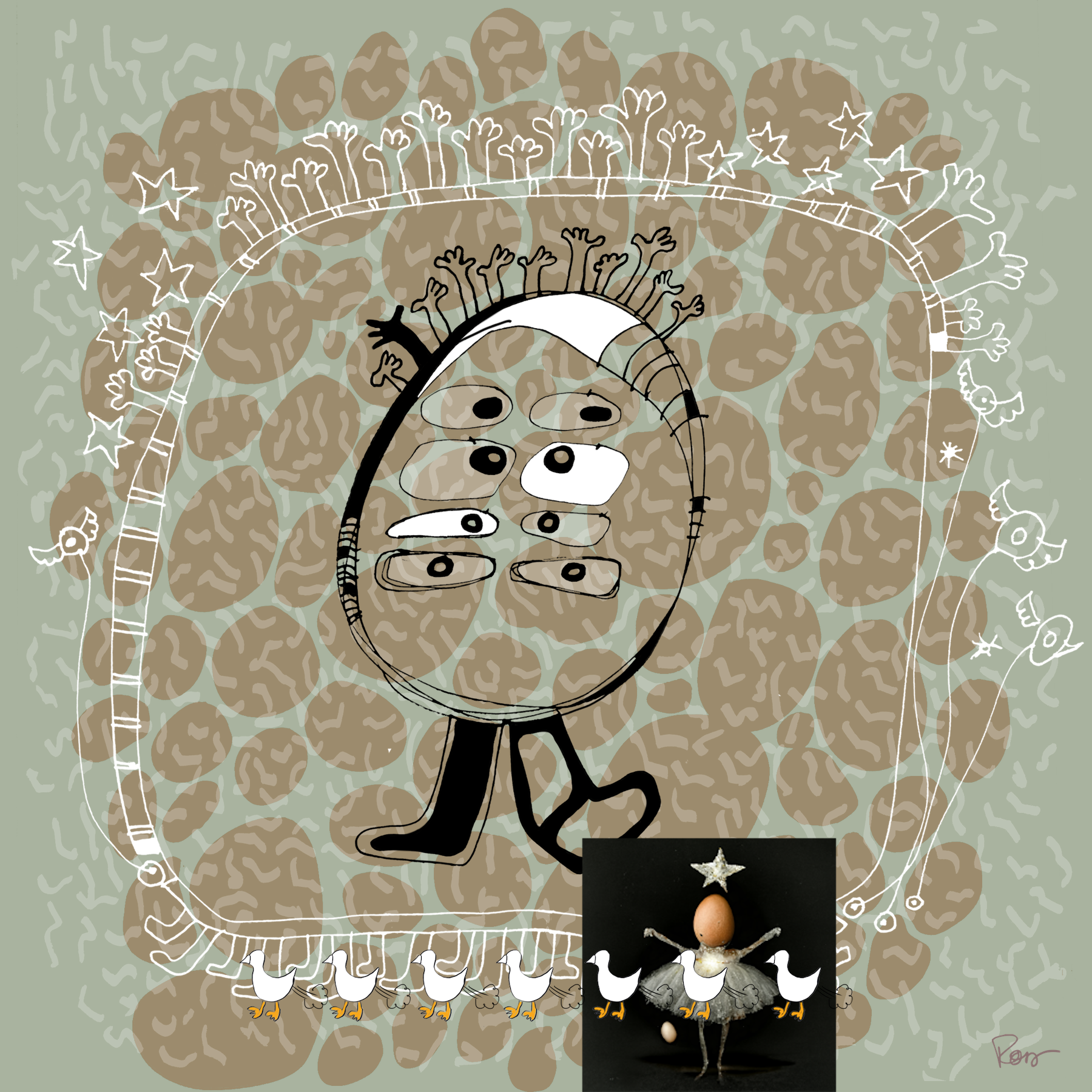 #233 : L'EGGacy 2 by Karrie Ross 