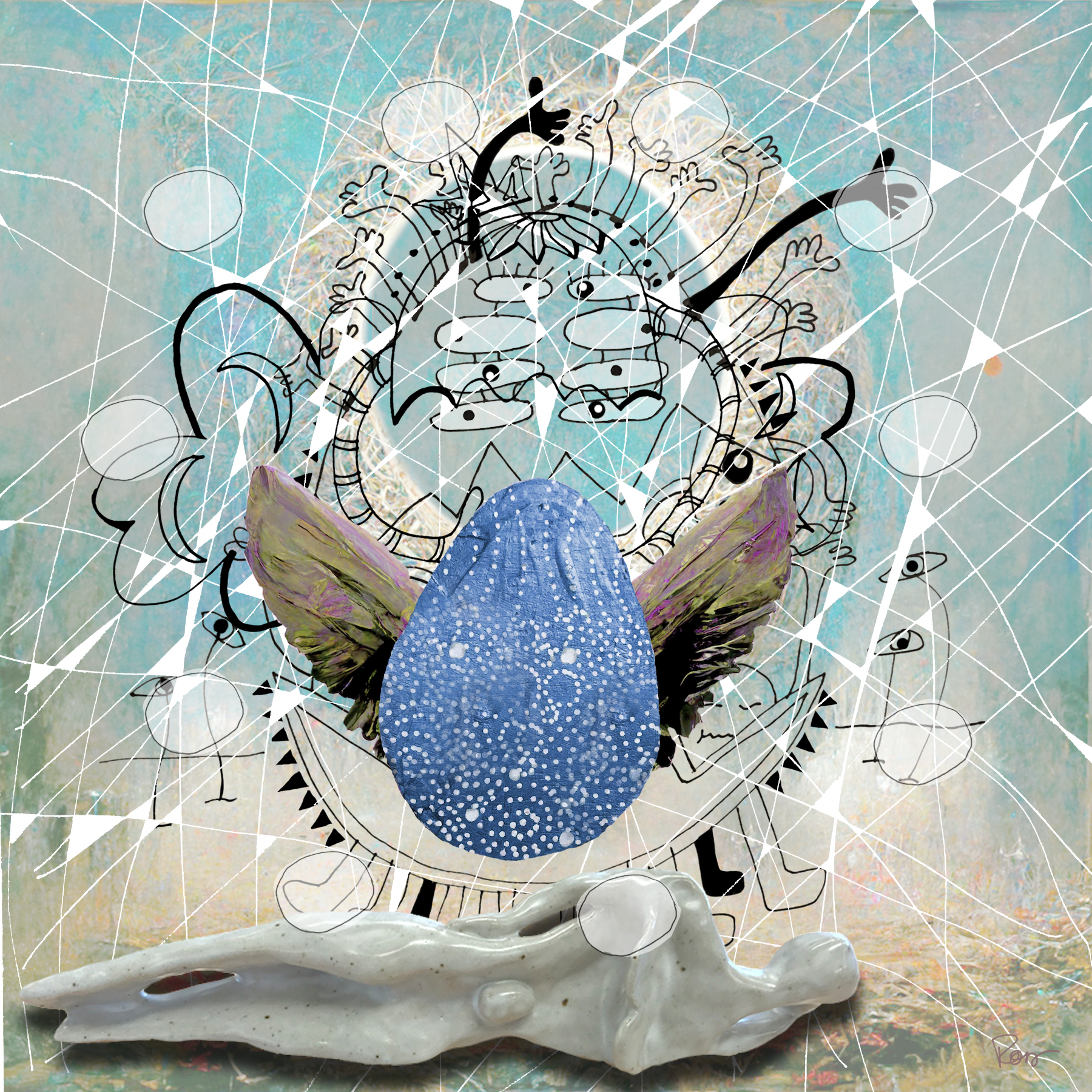 #81 : L'EGGacy 2 by Karrie Ross 