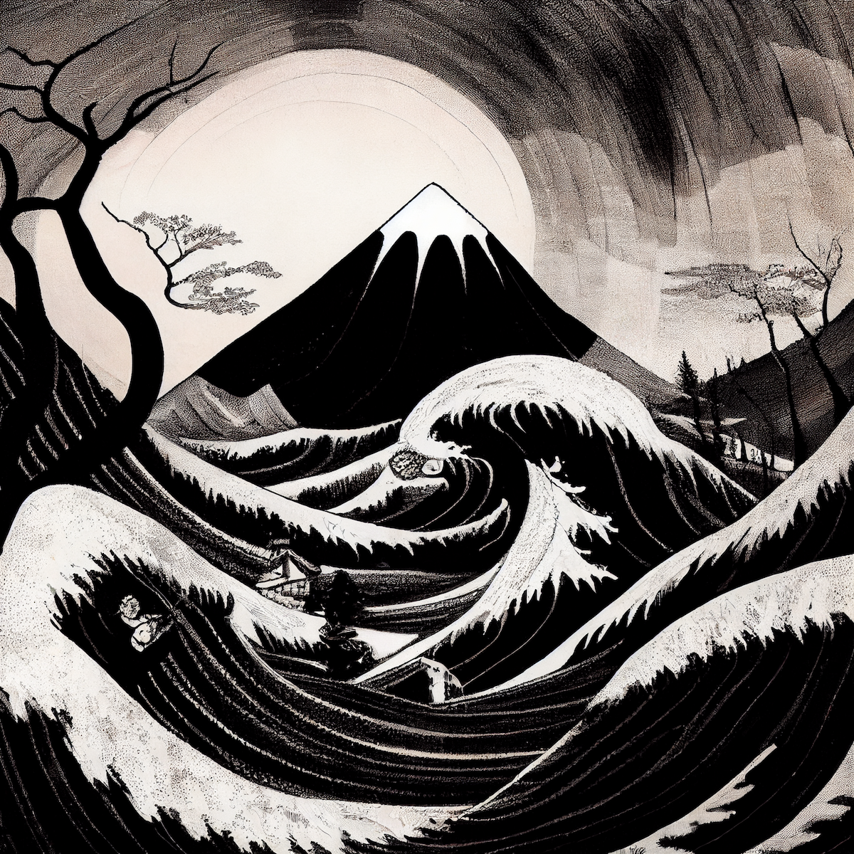 Ukiyo-e Landscape by Warwick #10