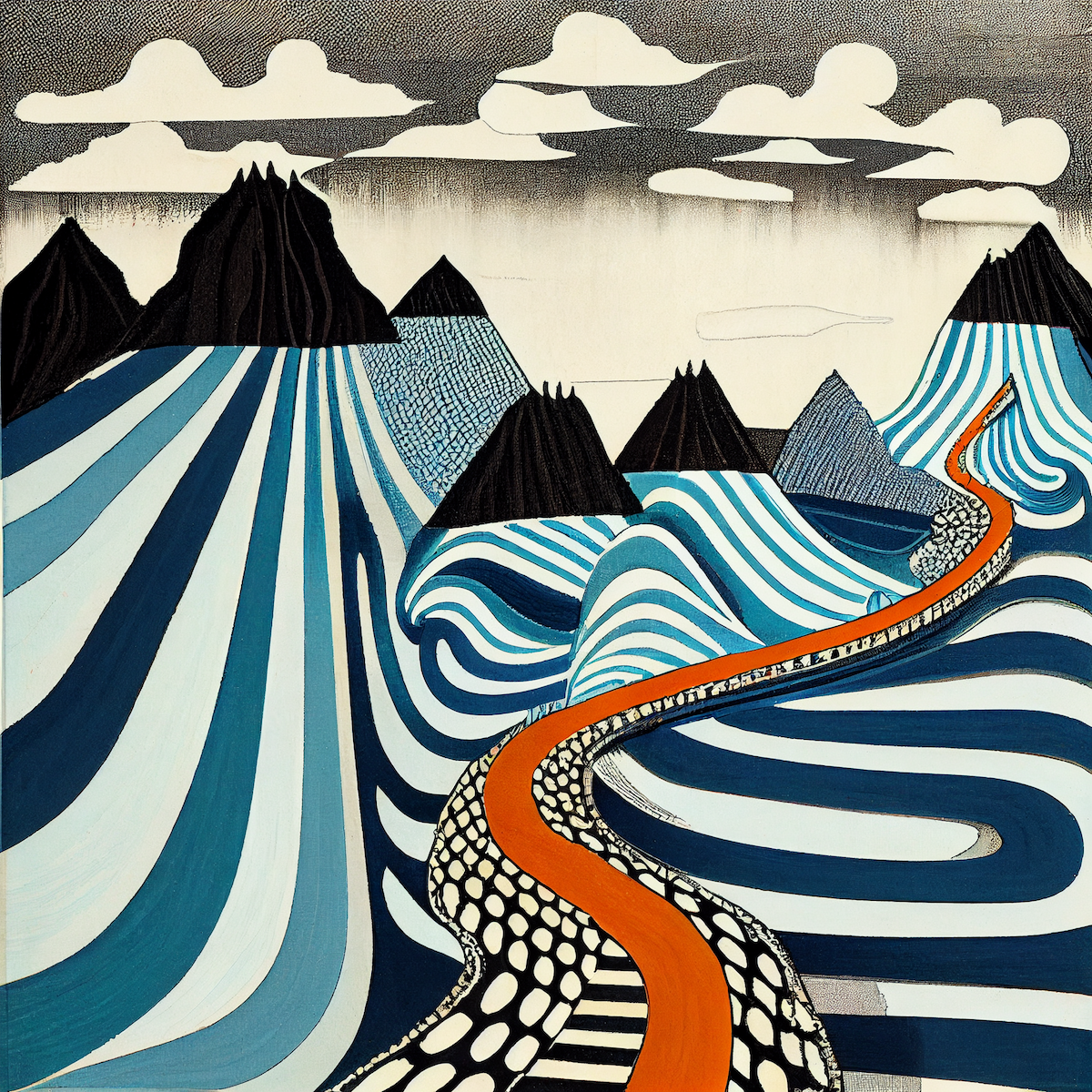 Ukiyo-e Landscape by Warwick #175