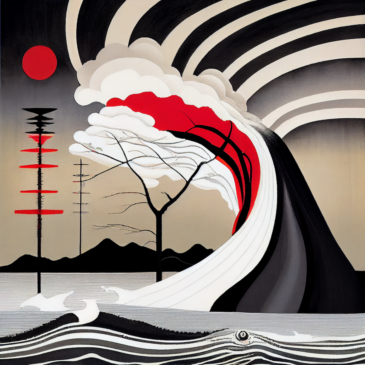 Ukiyo-e Landscape by Warwick #218