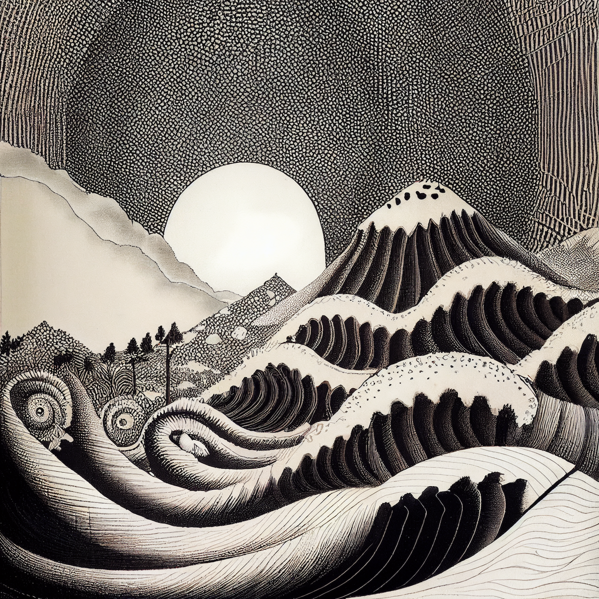 Ukiyo-e Landscape by Warwick #245