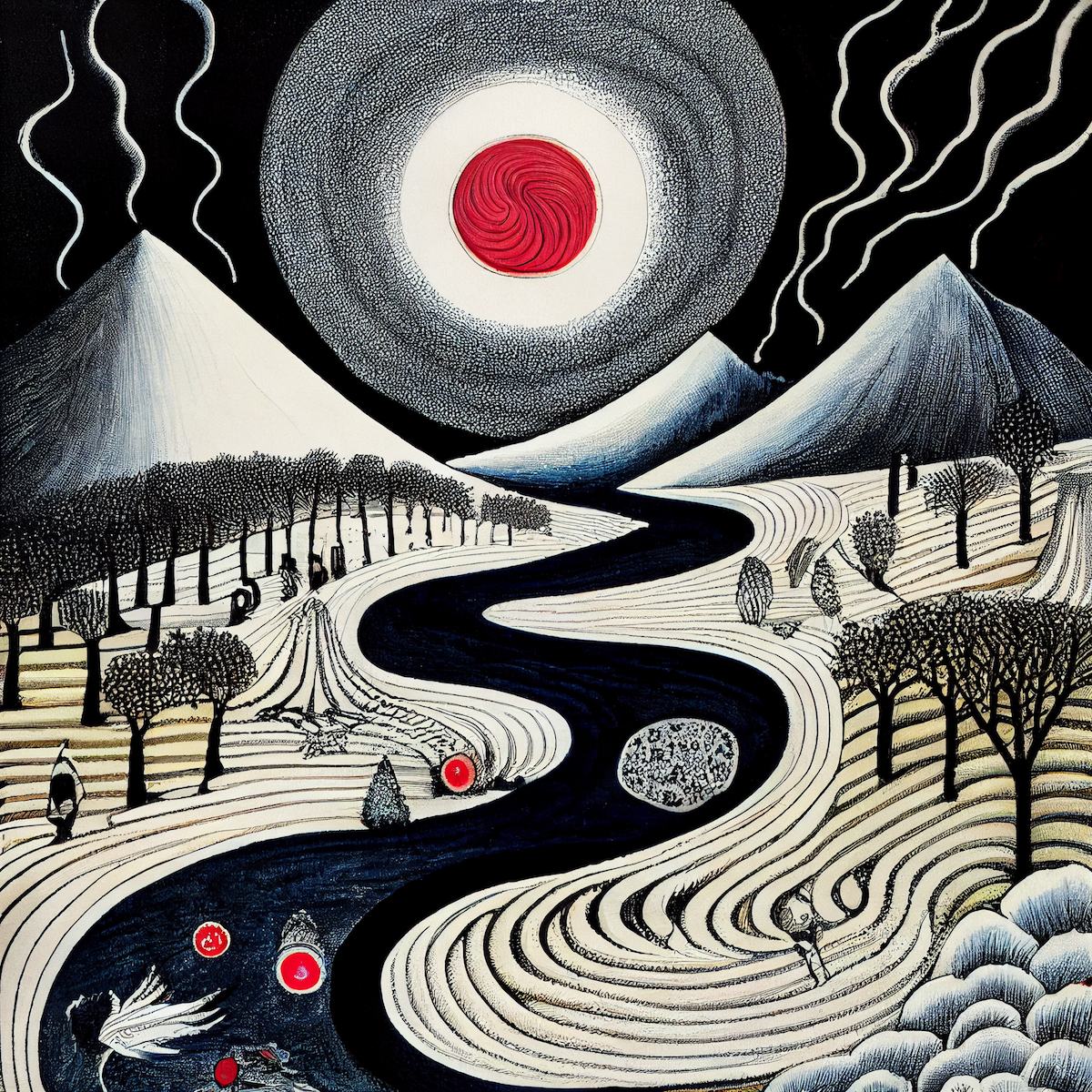 Ukiyo-e Landscape by Warwick #251