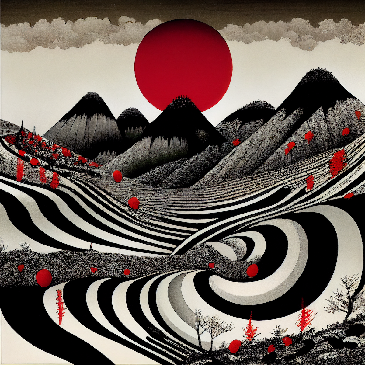 Ukiyo-e Landscape by Warwick #322